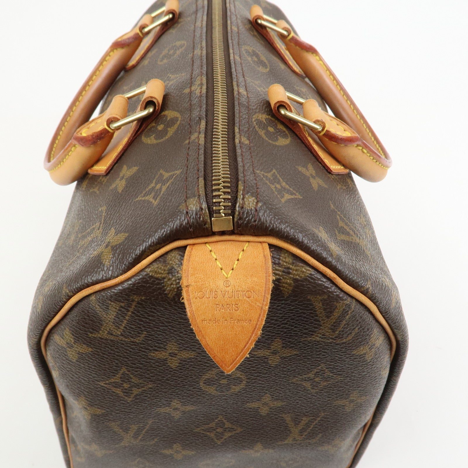 Louis Vuitton Monogram Speedy 30 Boston Bag Hand Bag Brown M41526