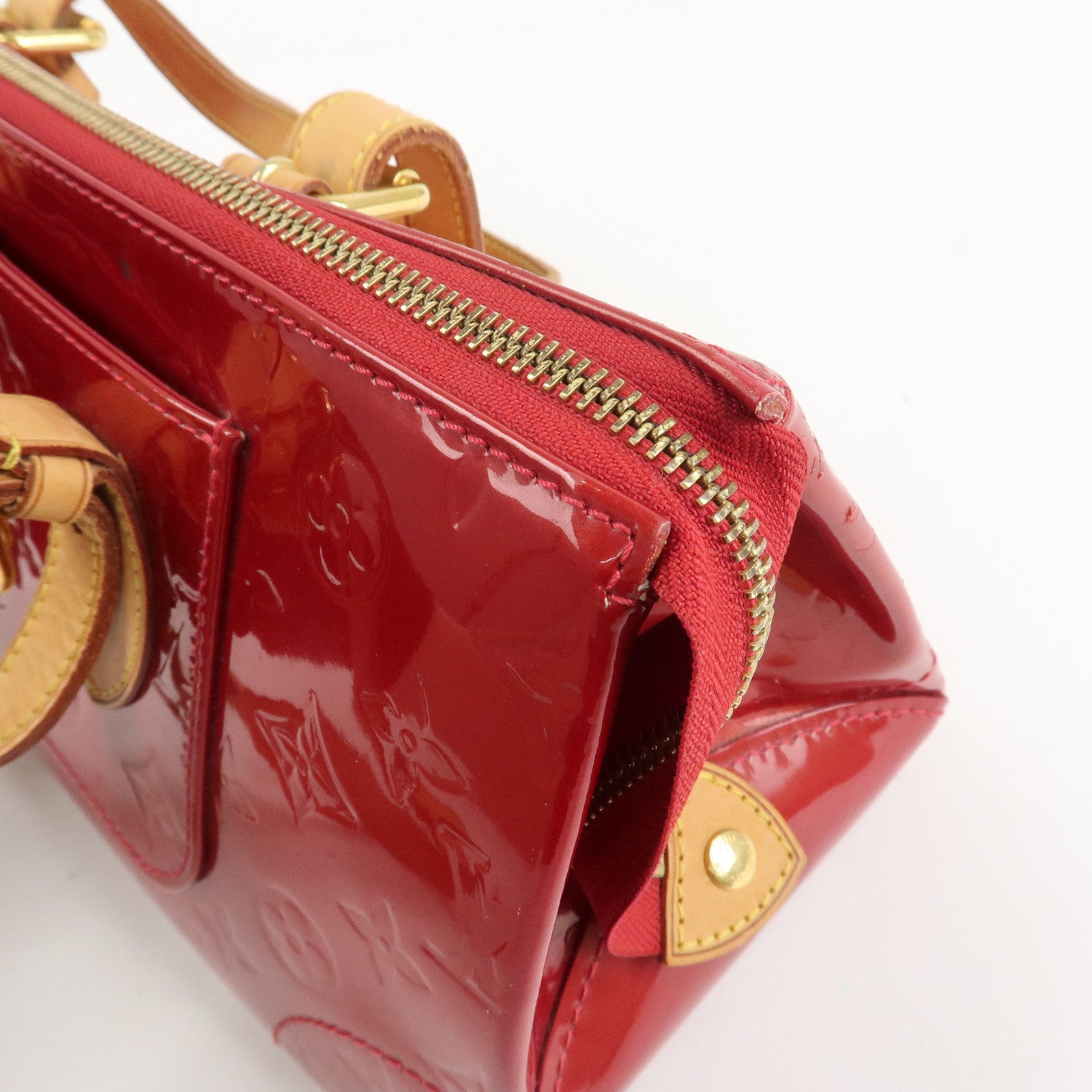 Louis Vuitton Vernis Rosewood Avenue Hand Bag Pomme D'Amour M93507 Used