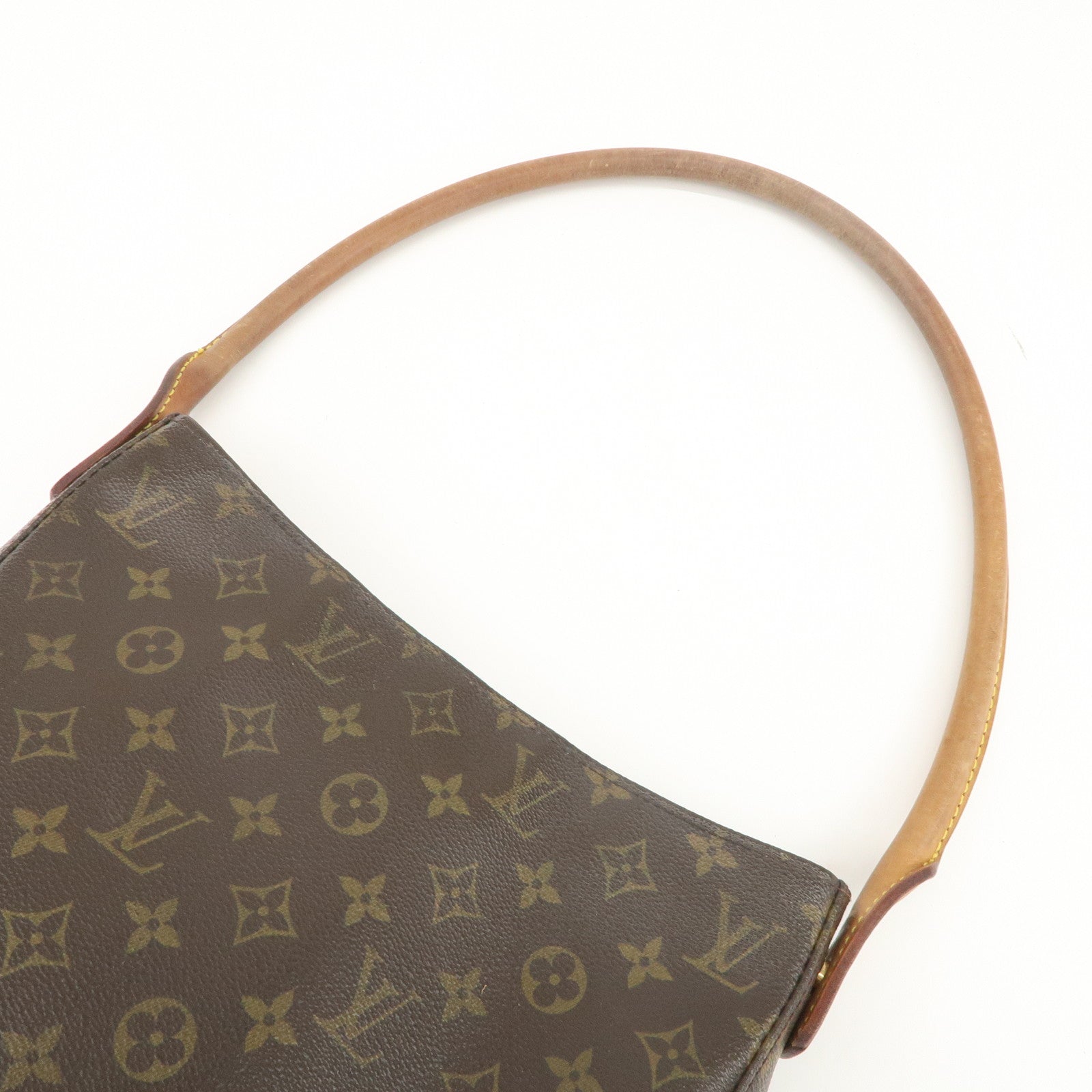 Louis Vuitton Monogram Looping GM Shoulder Bag Brown M51145