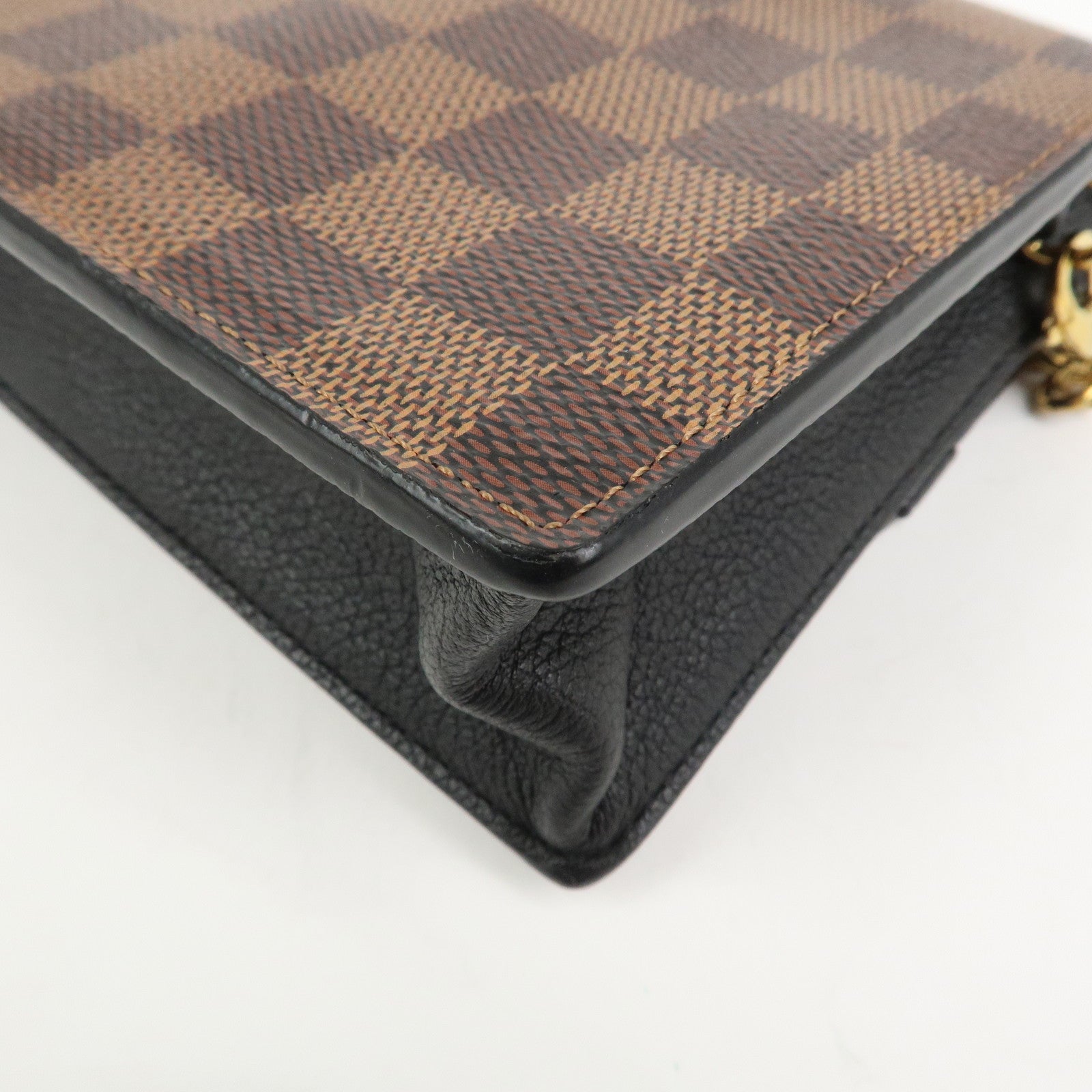 Louis Vuitton Damier Portefeuille Vavin Chain Shoulder Bag N60221