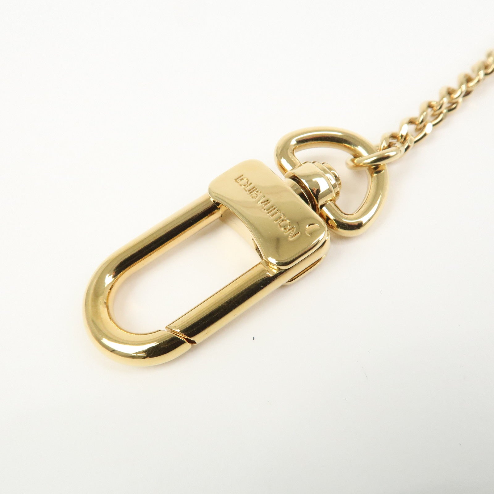 Louis Vuitton Chenne Ano Cles Key Chain Key Charm Gold M58021