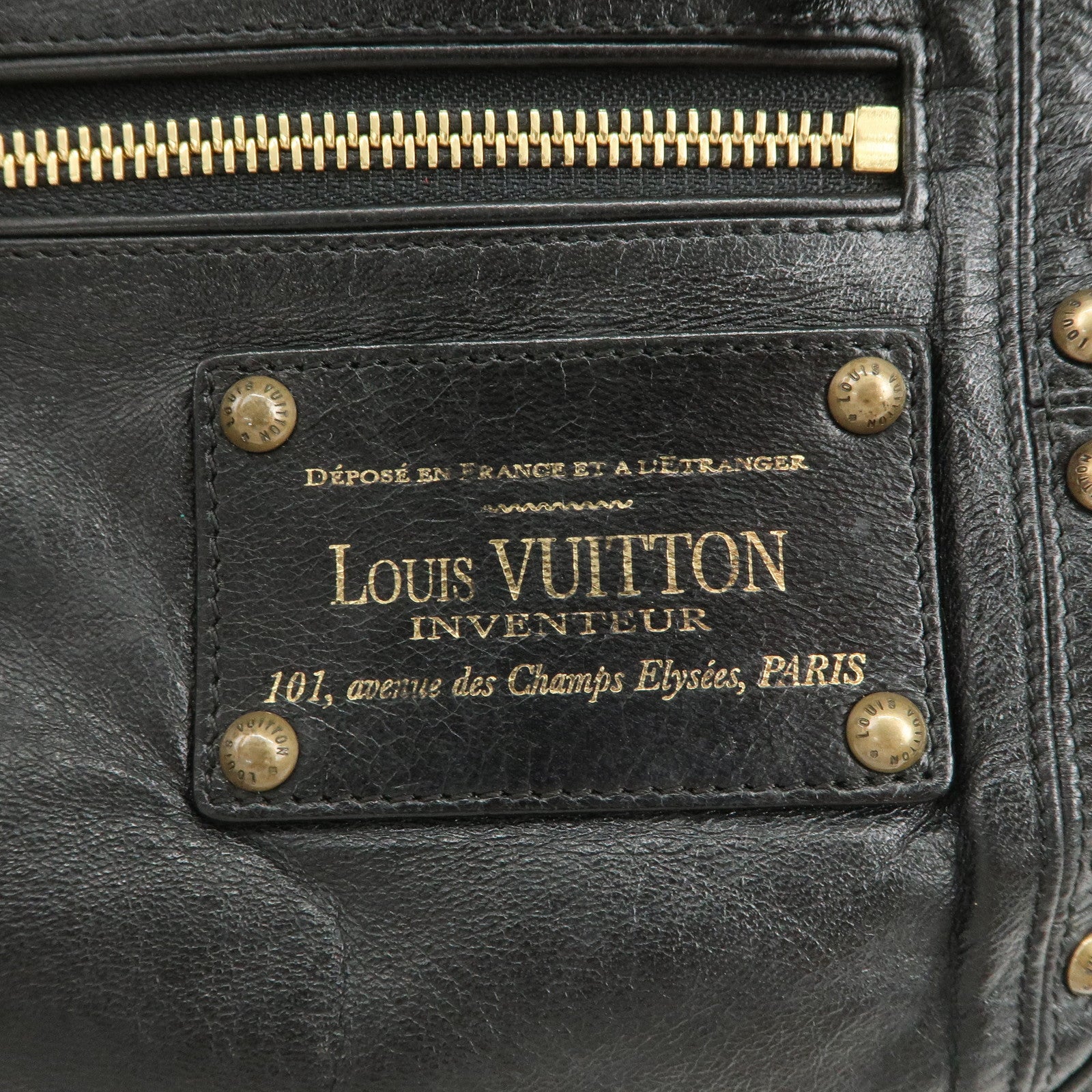 Louis Vuitton Cruise Line Rivet Shoulder Bag Noir Black M95346