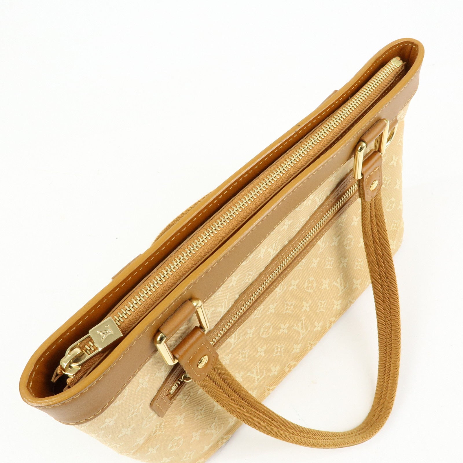 Louis Vuitton Monogram Mini Lucille PM Hand Bag Beige M92684