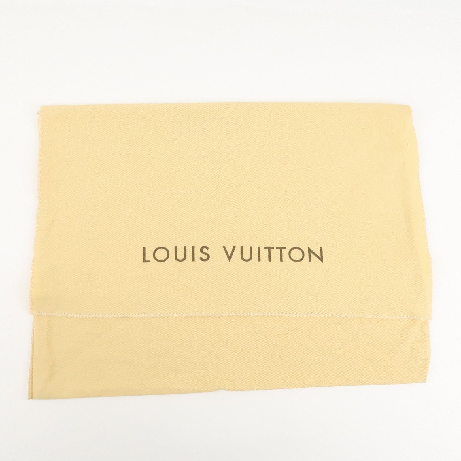 Louis Vuitton Set Of 10 Dust Bag Storage Bag Flap Style Beige Used