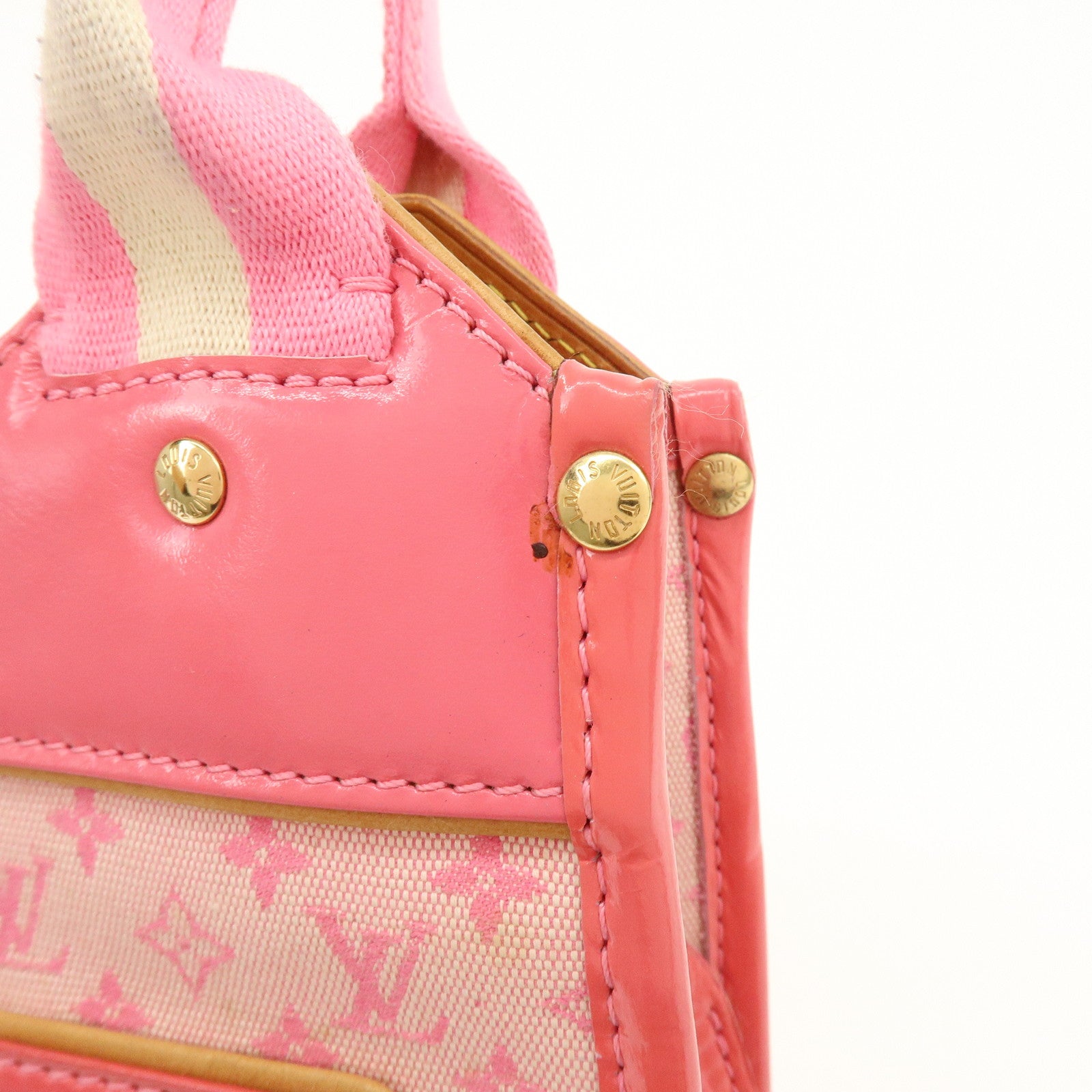 Louis Vuitton Monogram Mini Sac Catherine Hand Bag Pink M92930