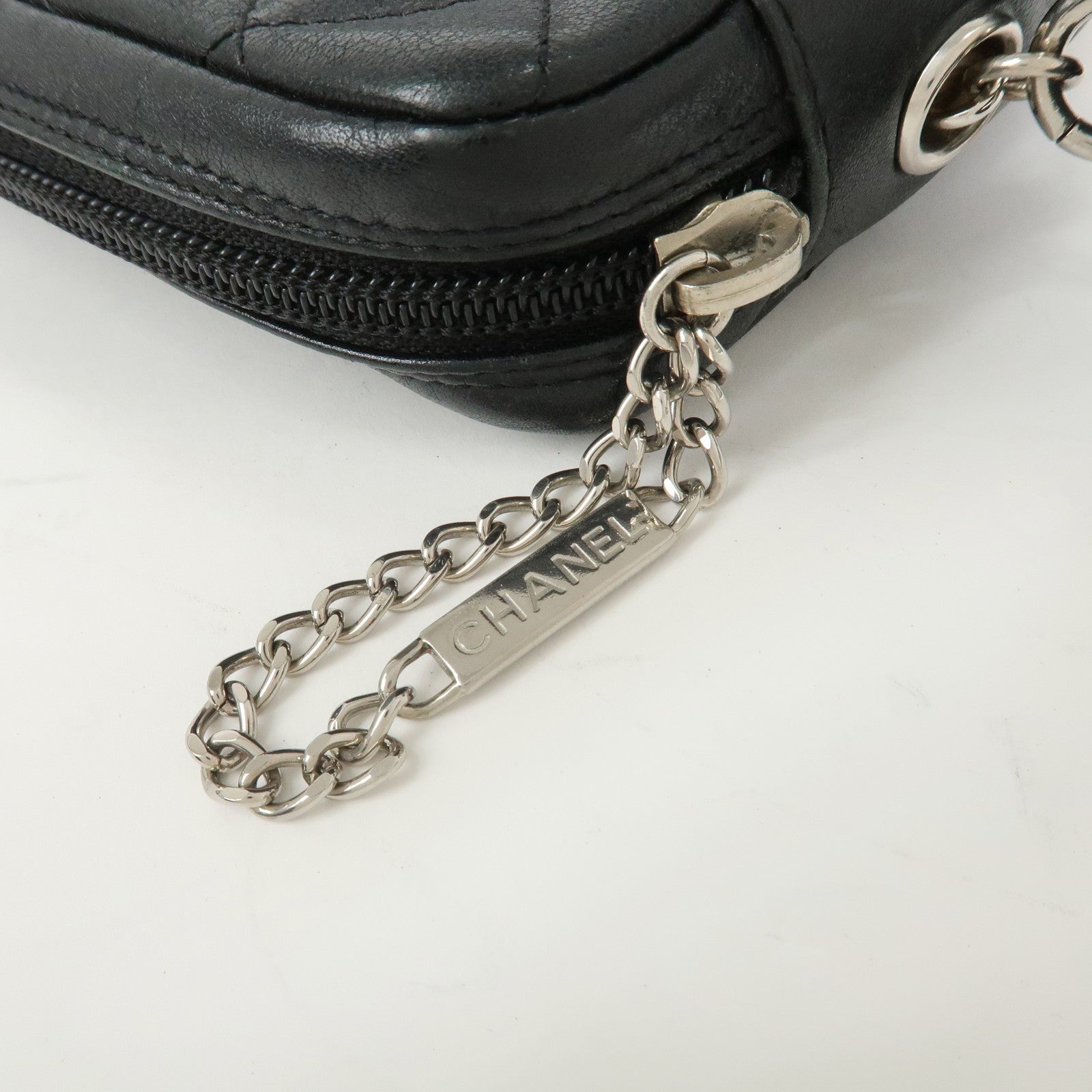 CHANEL Cambon Line Lambskin Medium Pochette Shoulder Bag A25178