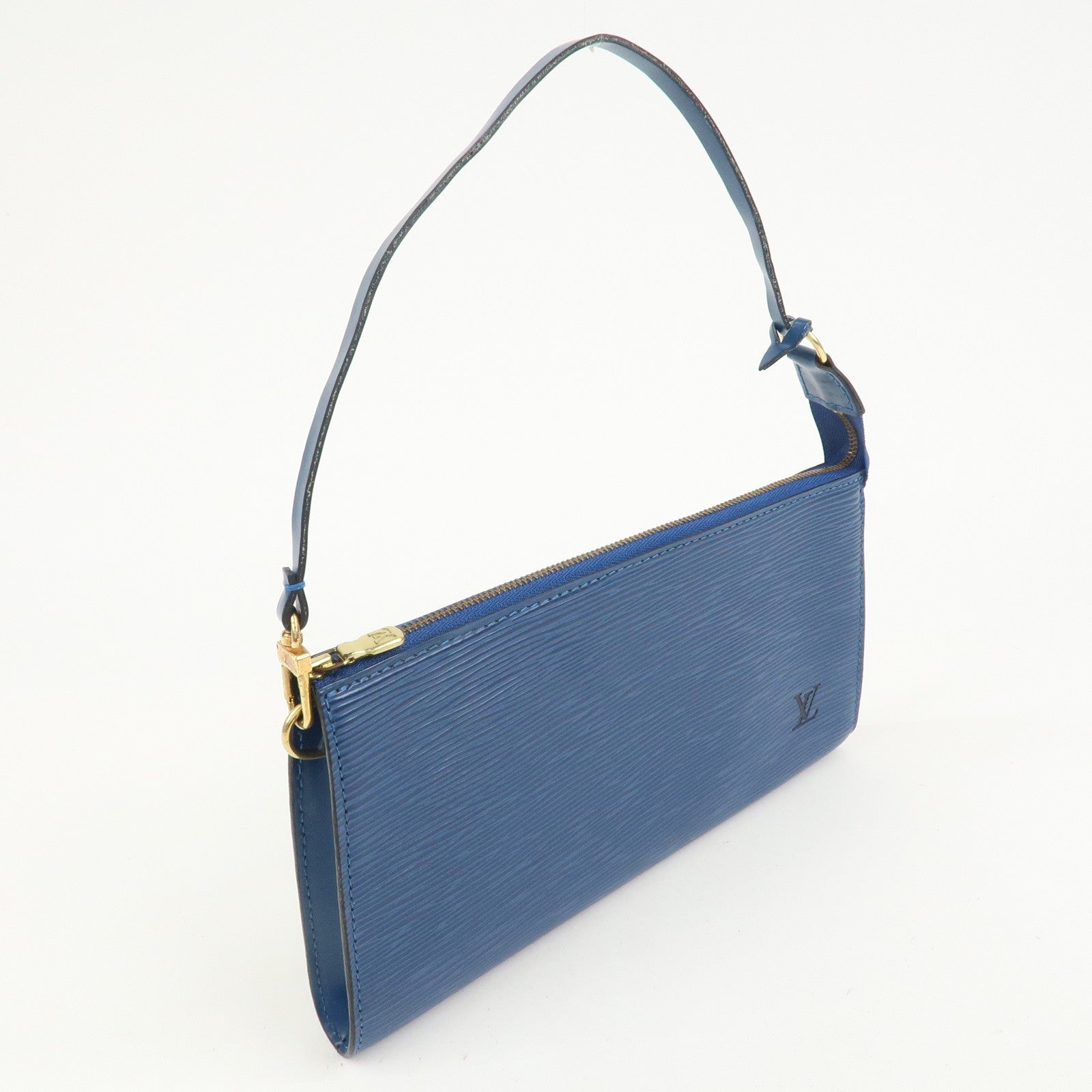 Louis Vuitton Epi Pochette Accessoires Pouch Toledo Blue M52945