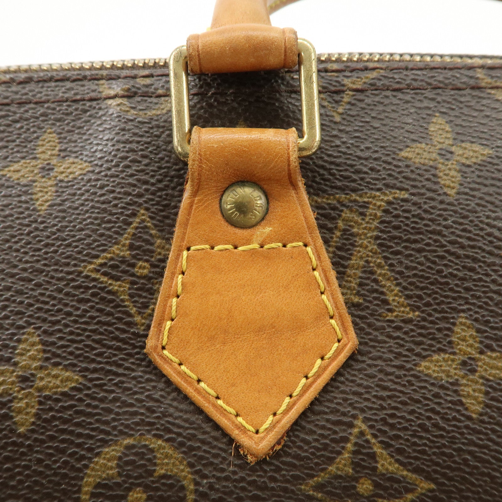 Louis Vuitton Monogram Speedy 35 Hand Bag Boston Bag M41524 Used