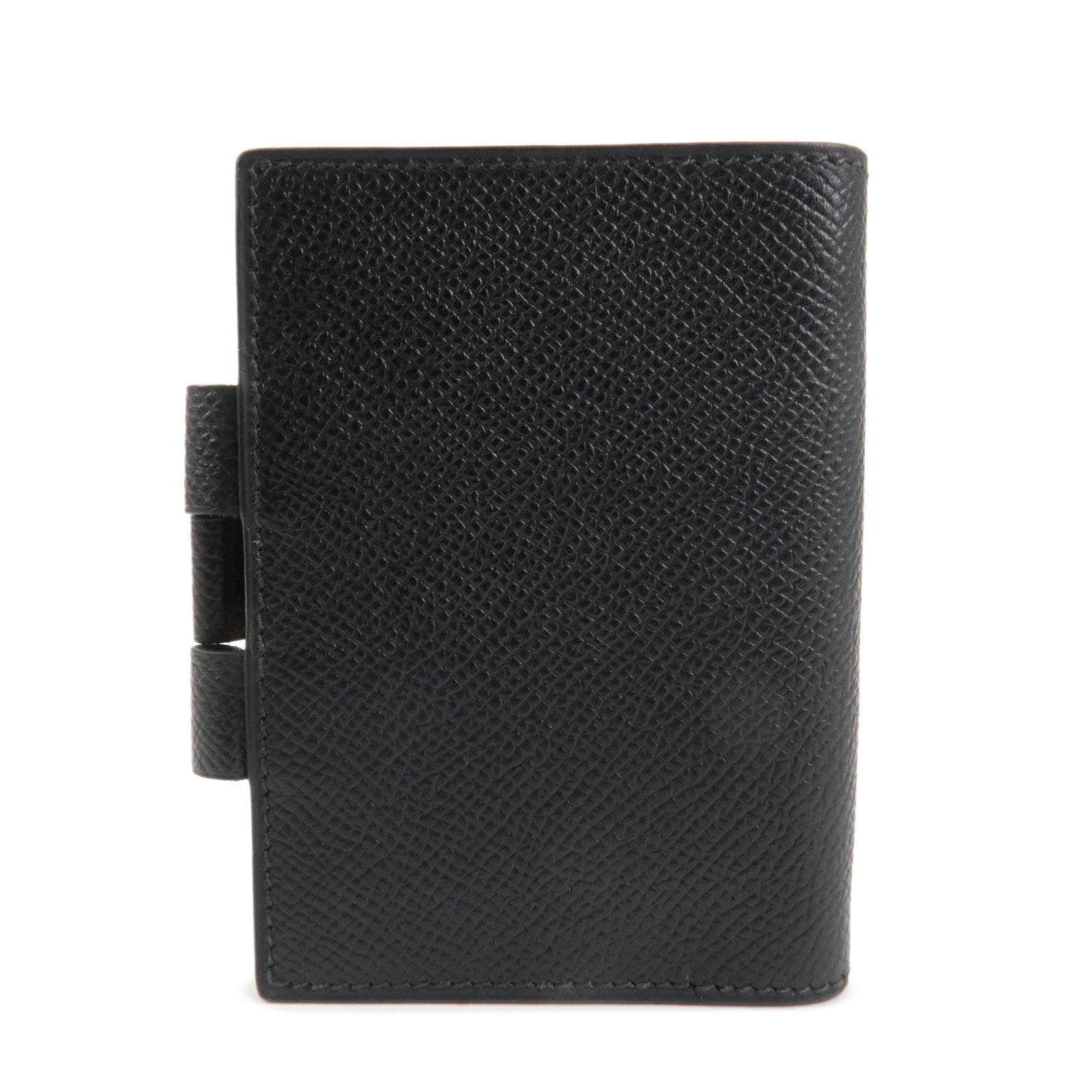 HERMES Agenda PM Epsom Leather Planner Cover Black Used