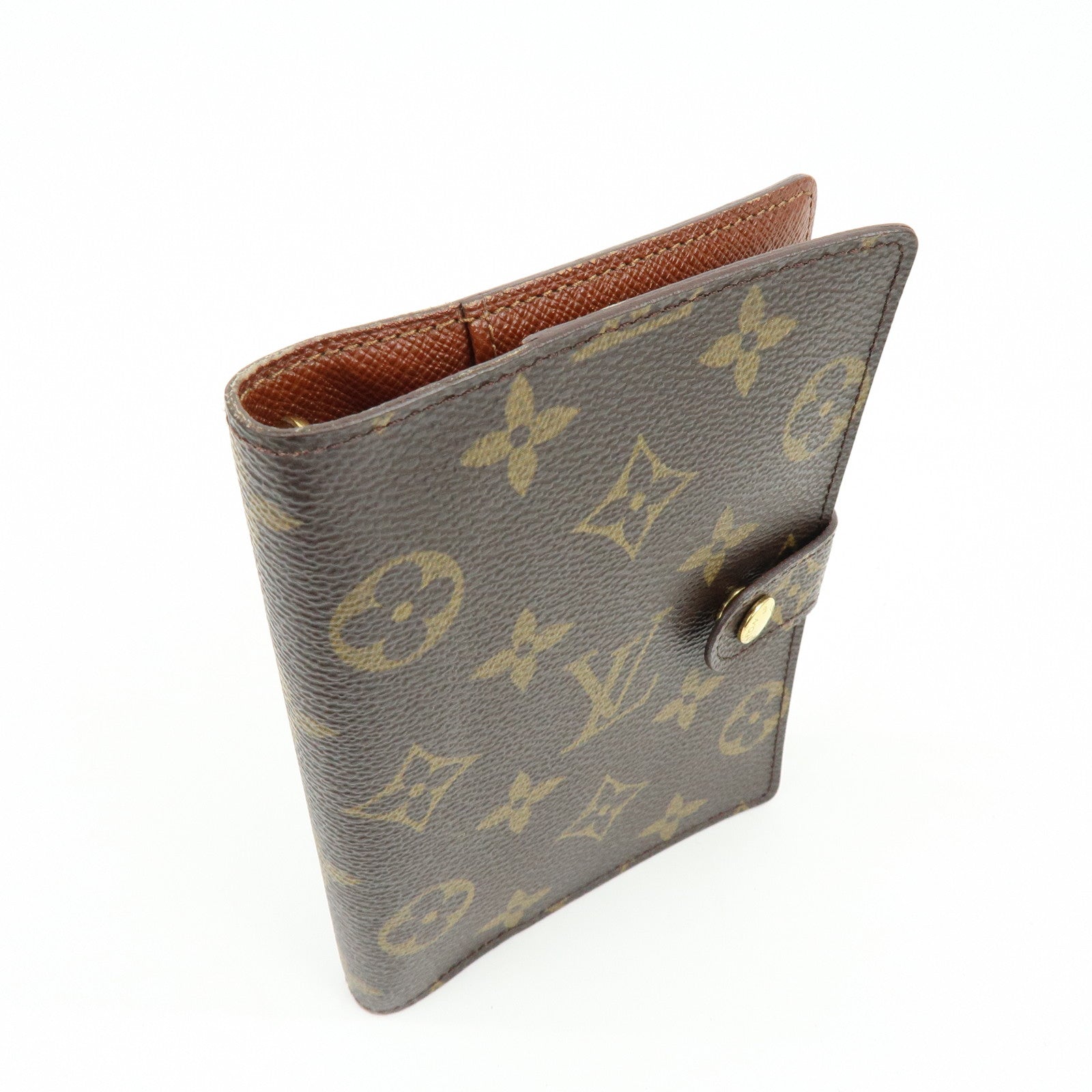 Louis Vuitton Monogram Agenda PM Planner Cover Brown R20005