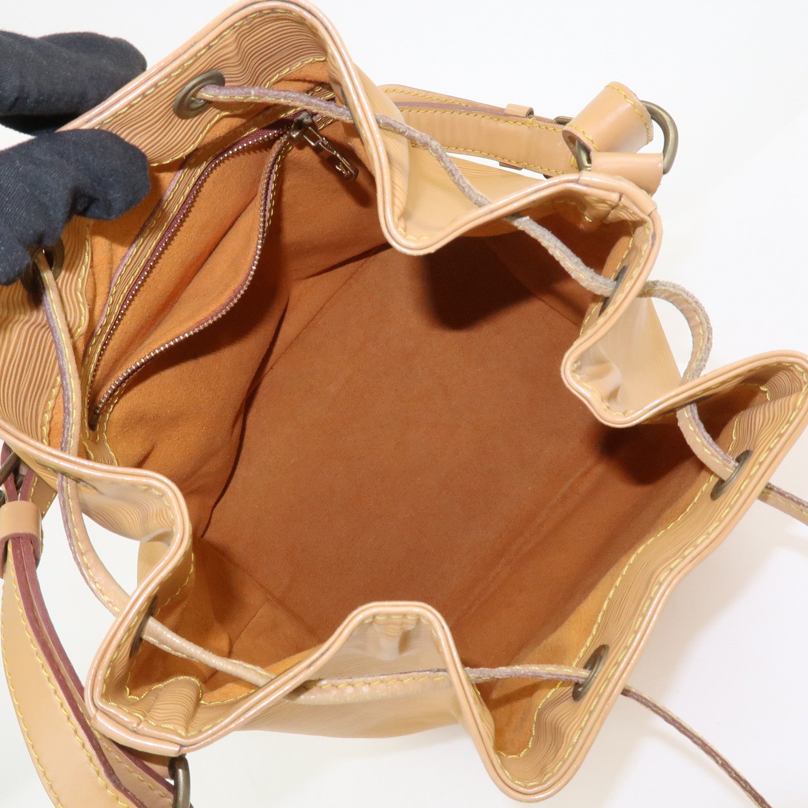 Louis Vuitton Epi Petit Noe Shoulder Bag Winnipeg Beige M44106