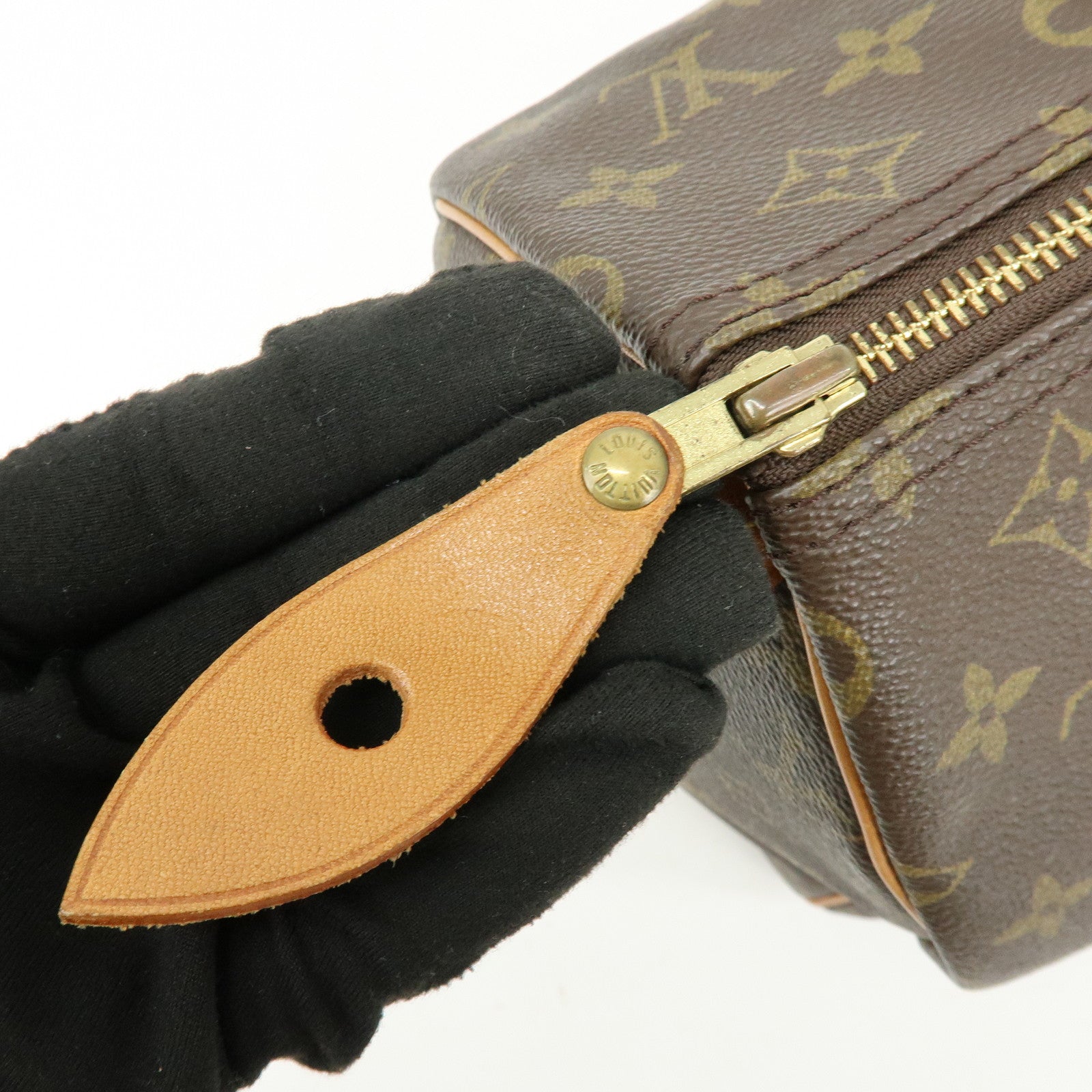 Louis Vuitton Monogram Speedy 30 Boston Bag Hand Bag Brown M41526