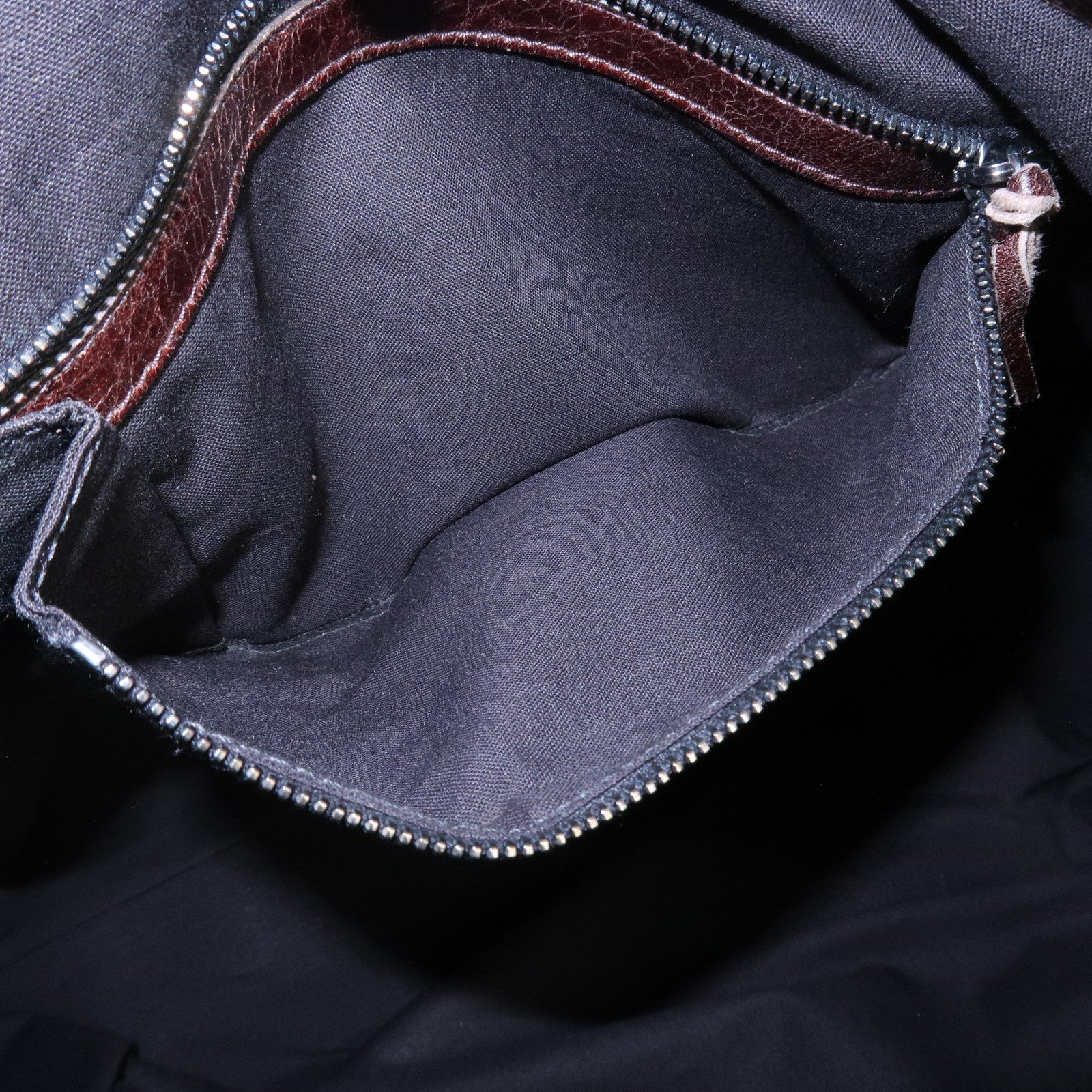 BALENCIAGA The Work Leather Tote bag Hand Bag Dark Brown 156541