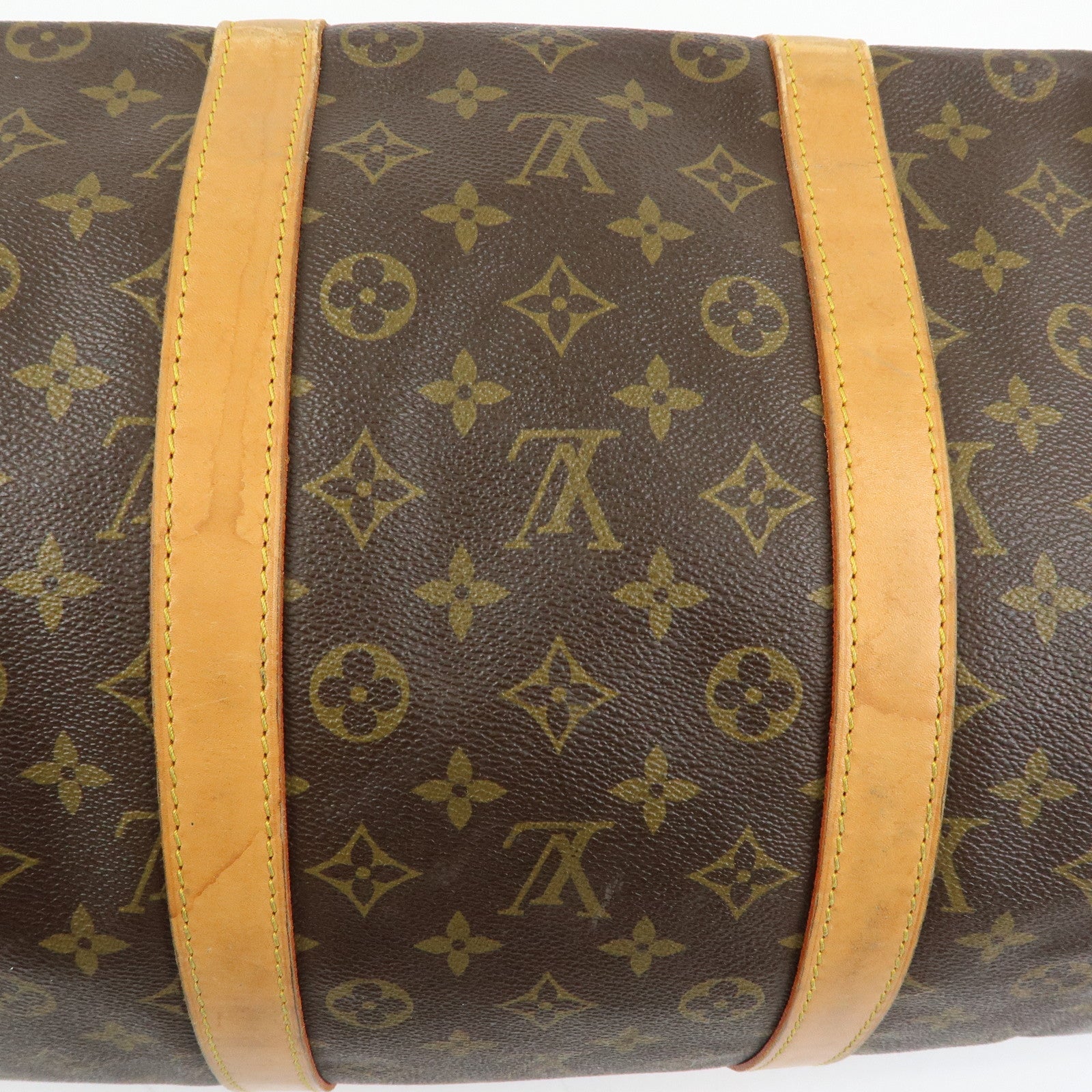 Louis Vuitton Monogram Keep All 55 Boston Bag Brown M41424