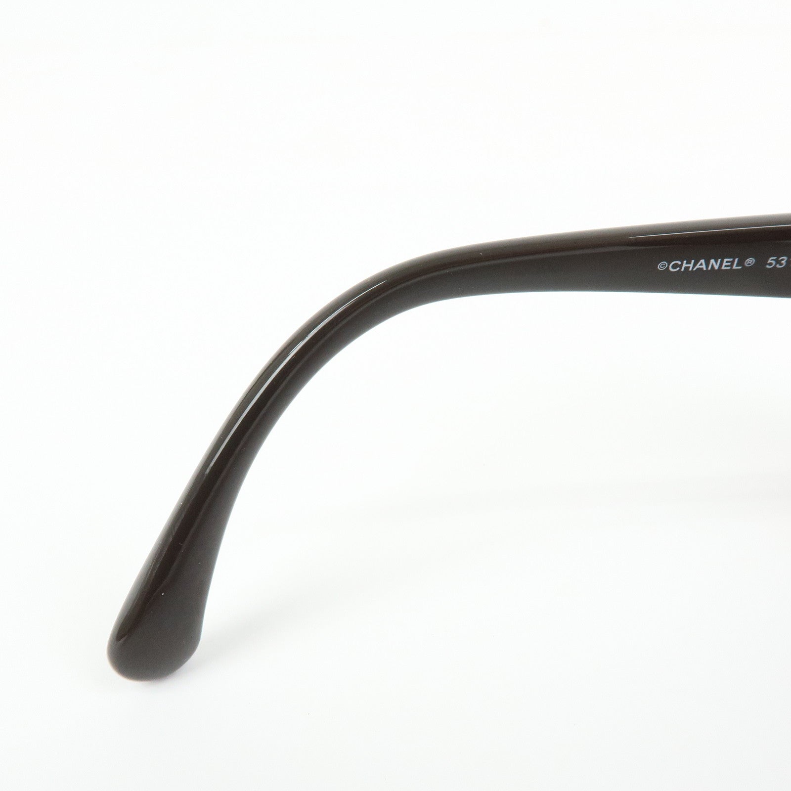 CHANEL COCO Mark Plastic Sunglasses Brown 5312-A 57□18