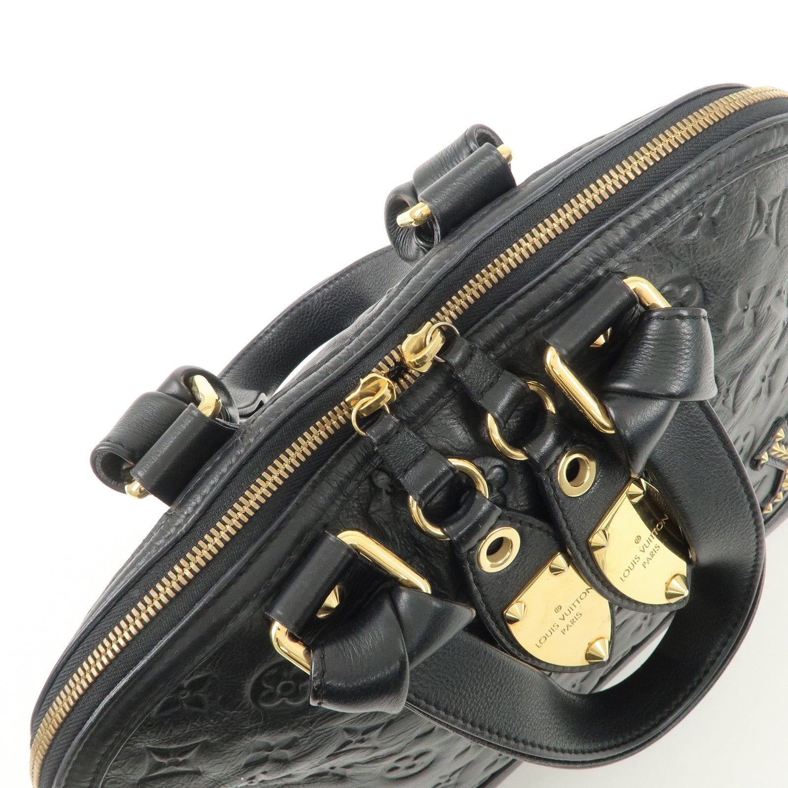 Louis Vuitton Monogram Double Jeu Neo Alma Hand Bag Noir M40286 Used