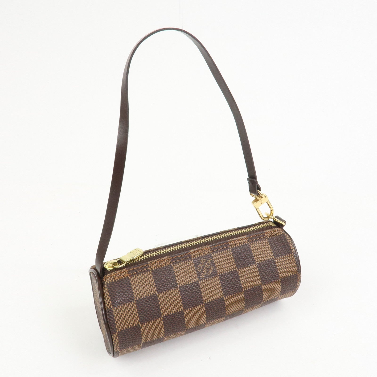 Louis Vuitton Damier Ebene Mini Pouch for Papillon Bag Brown