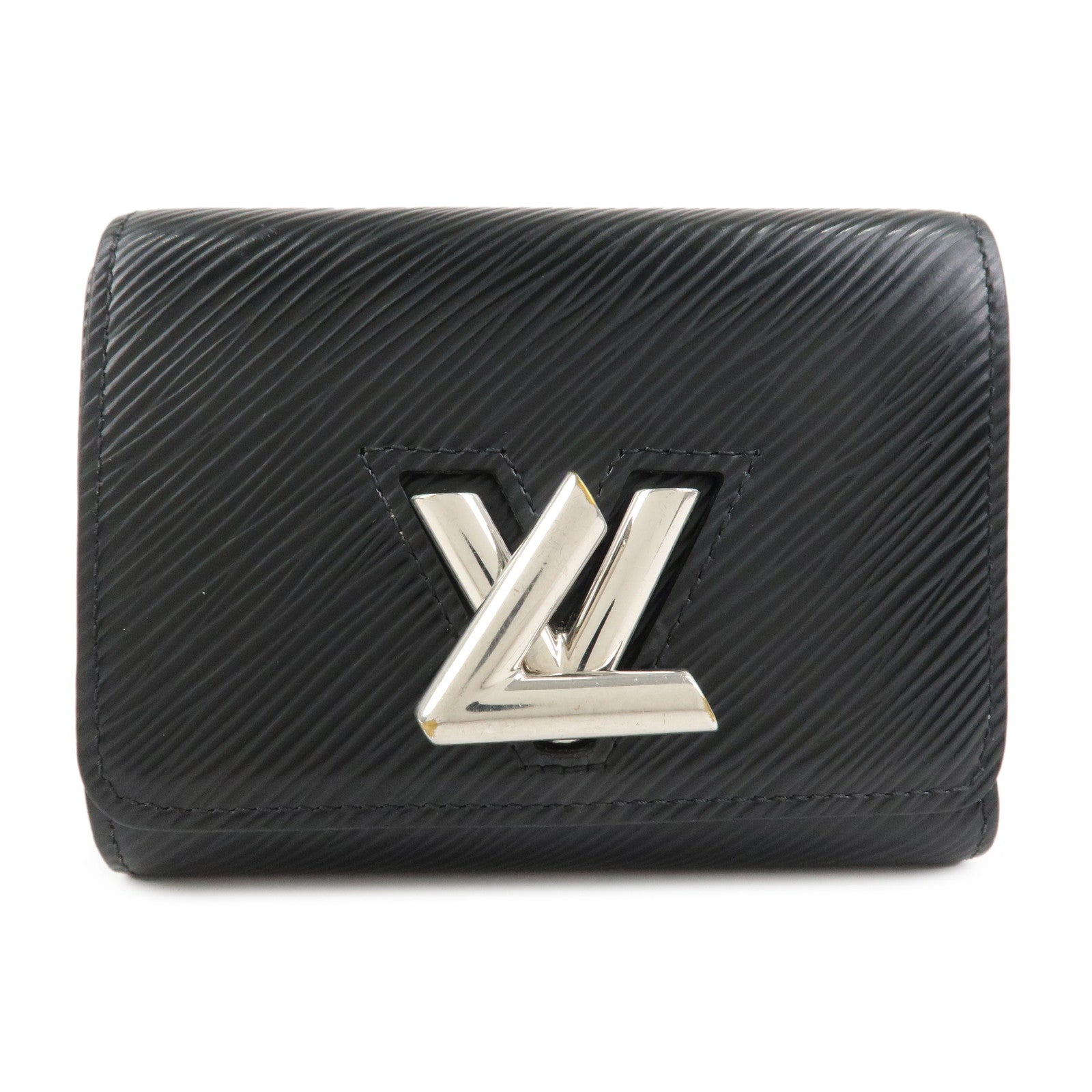 Louis Vuitton Epi Portefeuille Twist Compact XS Wallet Black M63322