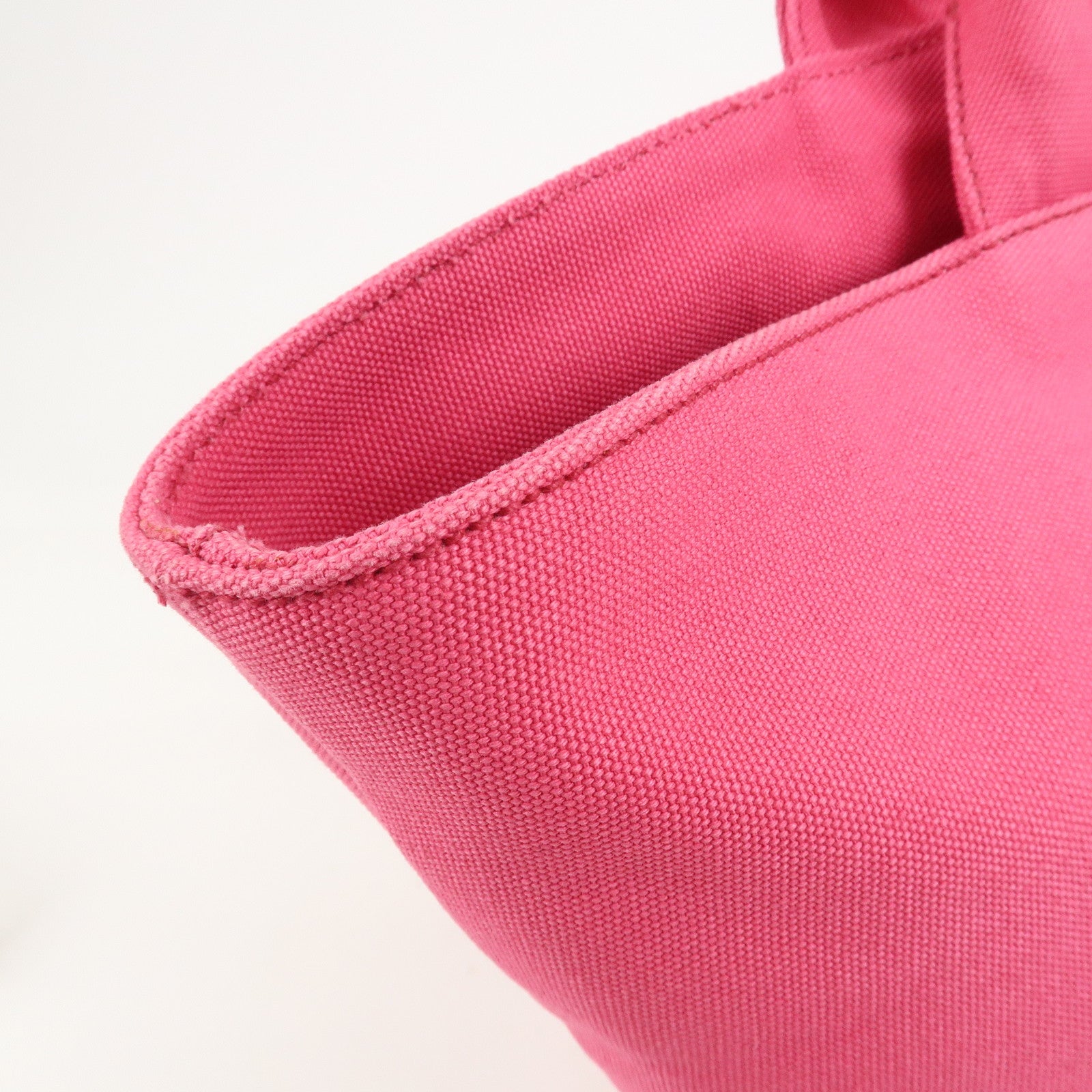 PRADA Canapa Canvas 2Way Bag Tote Bag Shoulder Bag Pink 1BG163