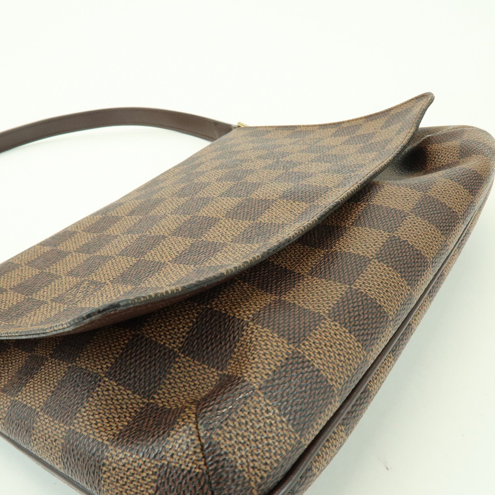 Louis Vuitton Damier Musette Tango Shoulder Bag Damier Ebene N51301