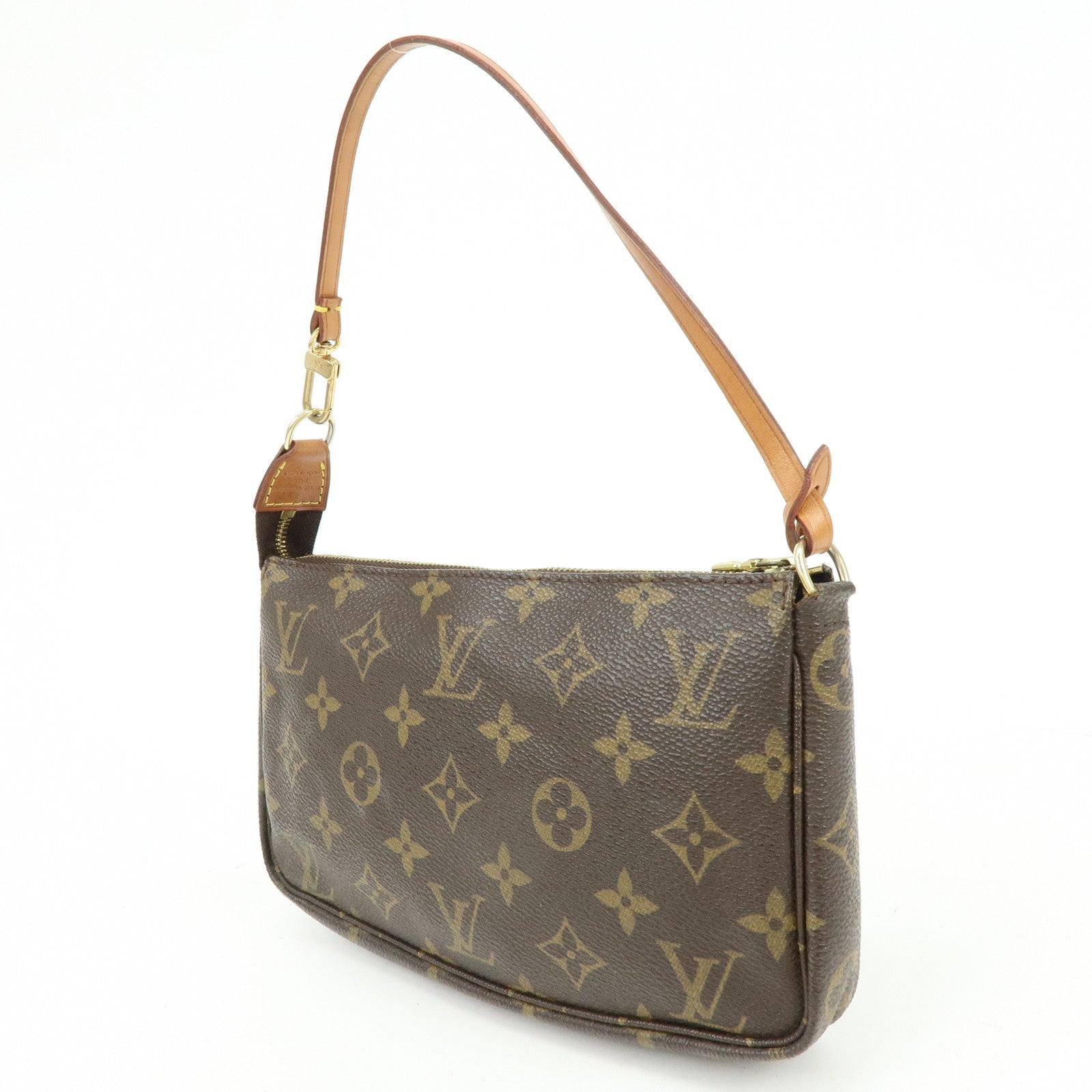 Louis Vuitton Monogram Pochette Accessoires Pouch Hand Bag M51980