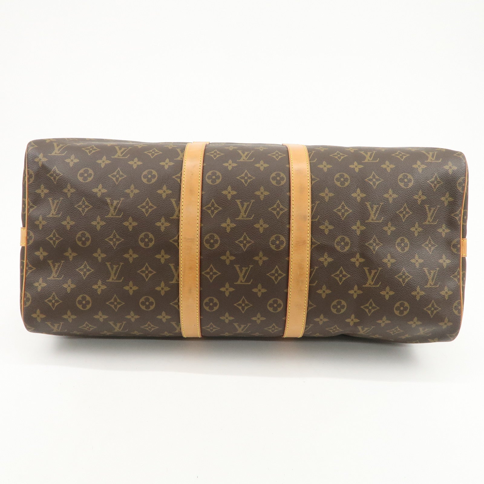 Louis Vuitton Monogram Keep All Bandouliere 55 Boston Bag M41414
