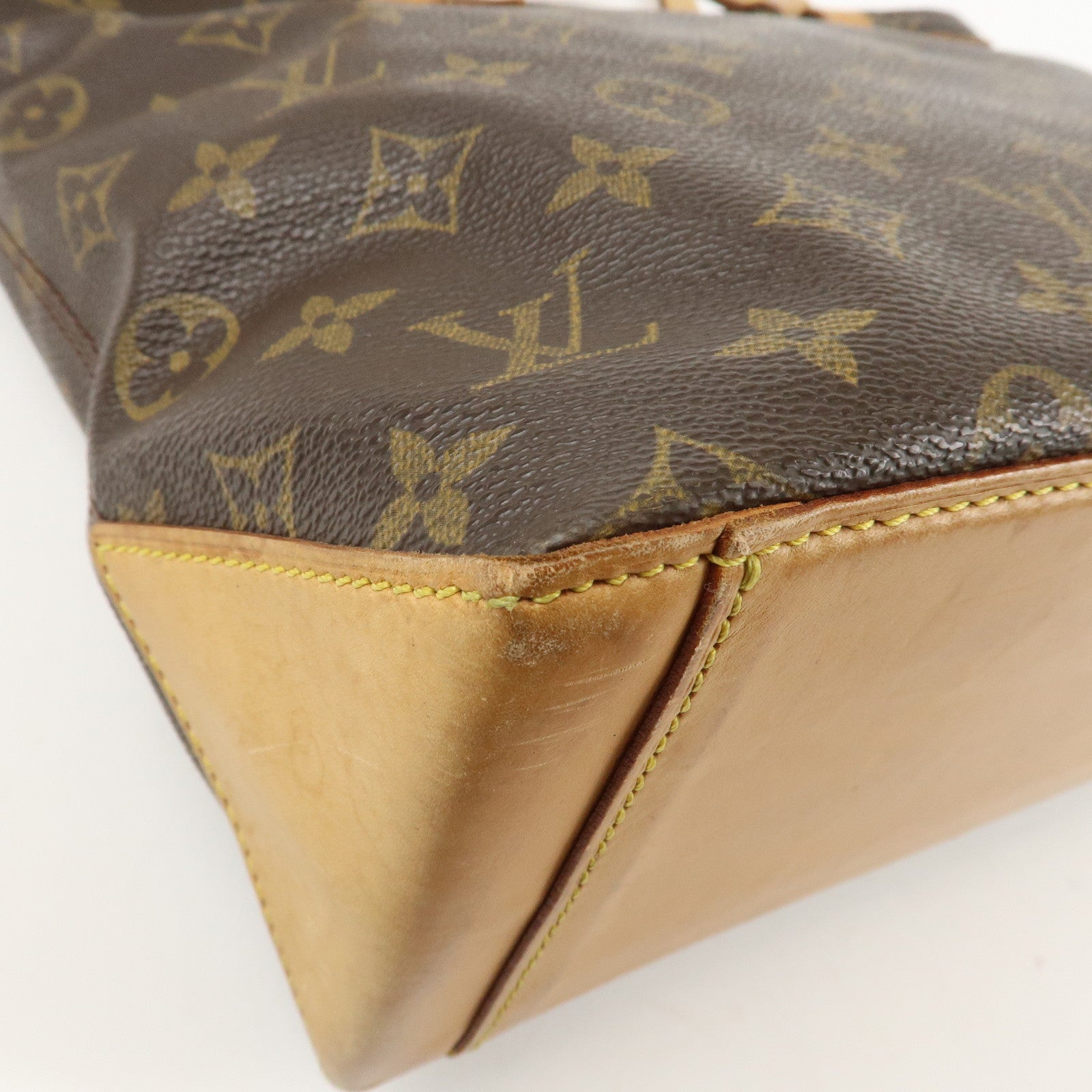 Louis Vuitton Monogram Cabas Piano Tote Bag Hand Bag M51148 Used