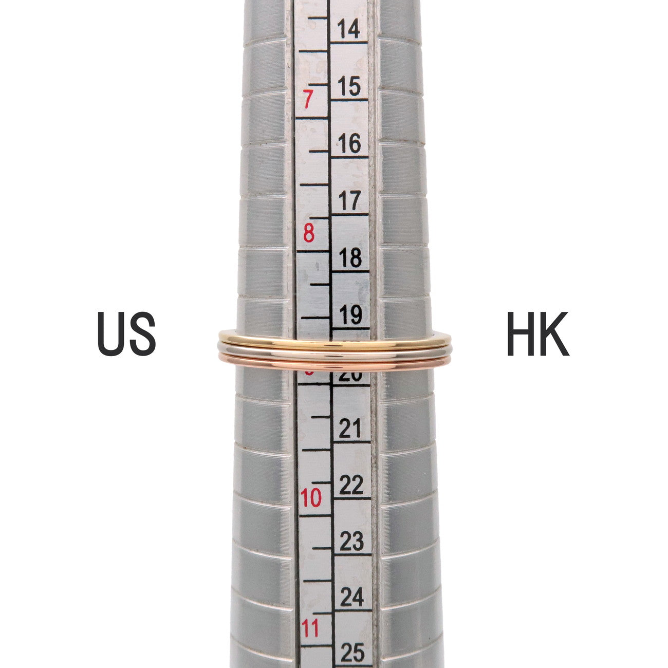 Cartier Vendome Three Color Ring #59 K18 750YG/PG/WG US8.5-9 EU59