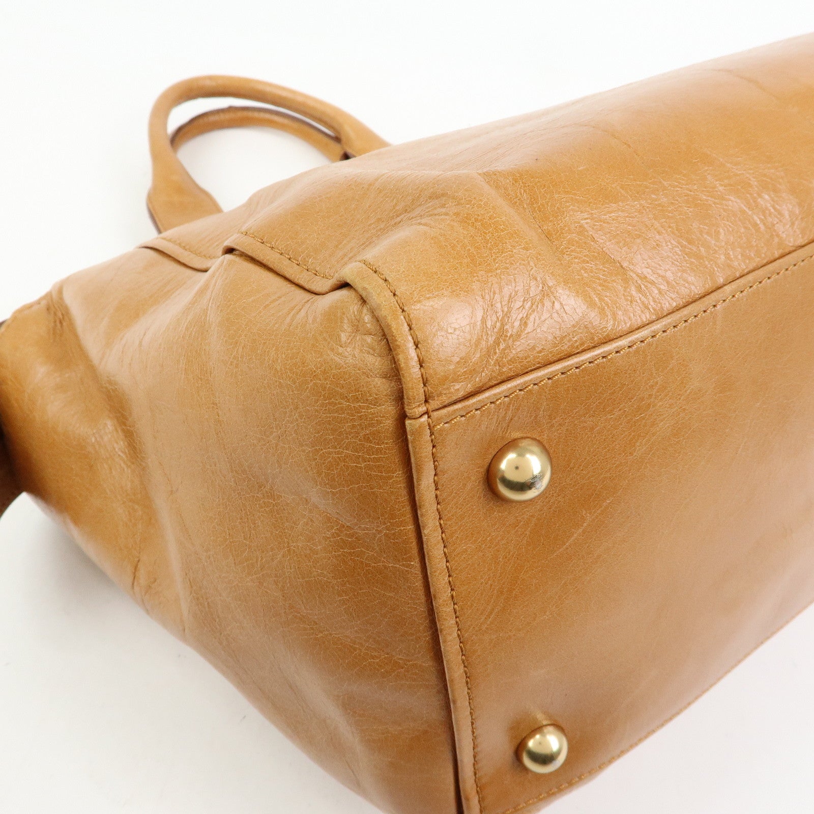 Chloe See by Chloe Page 2Way Bag Shoulder Bag Hand Bag Brown