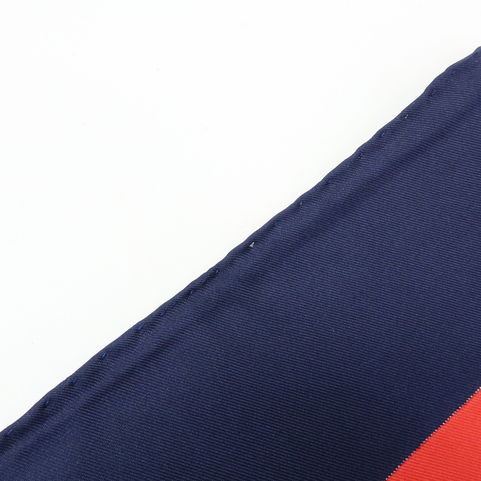 HERMES Carre 90 Silk 100% Scarf Eperon d'or Navy Red Gold