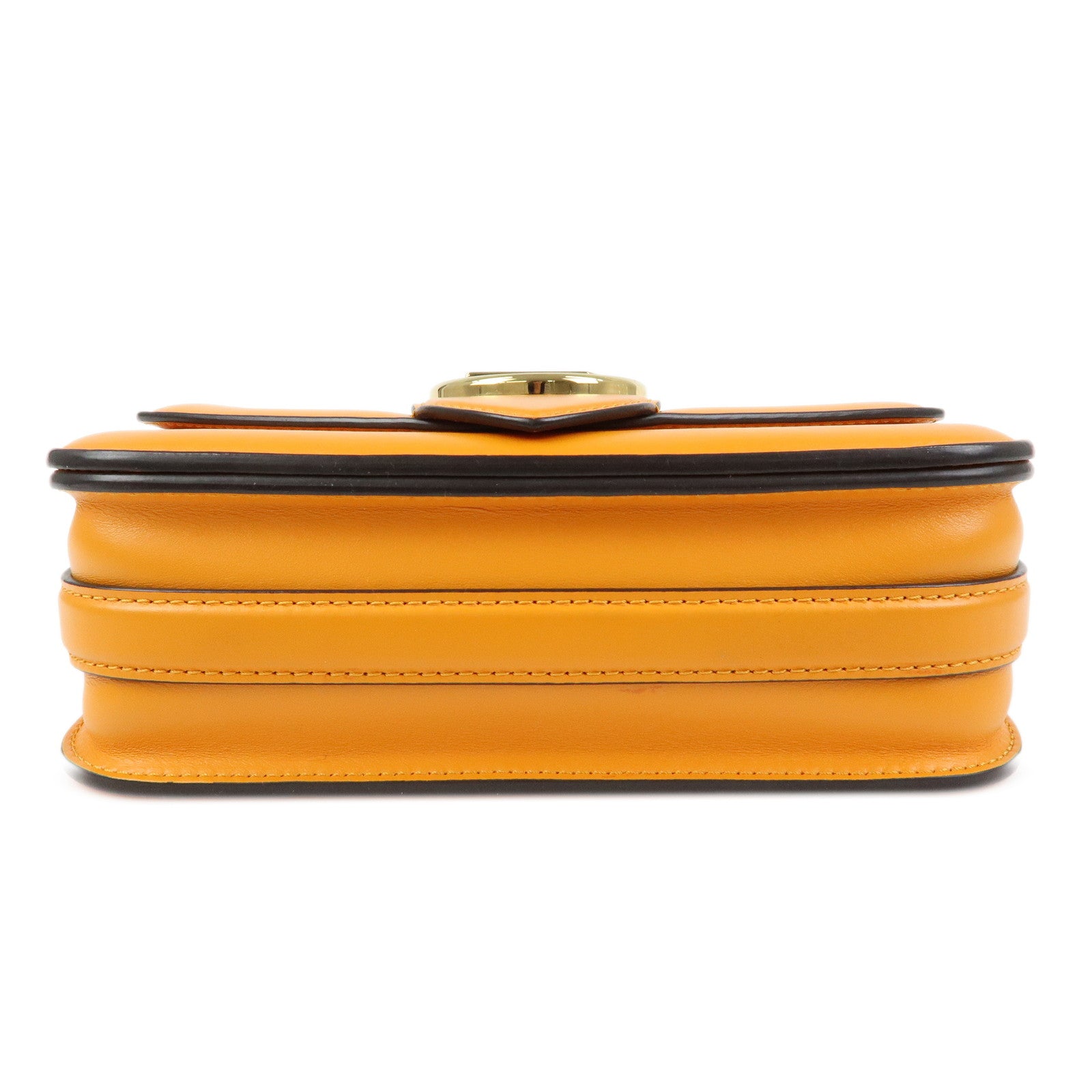 Louis Vuitton Leather Pont Neuf Shoulder Bag Orange M55946
