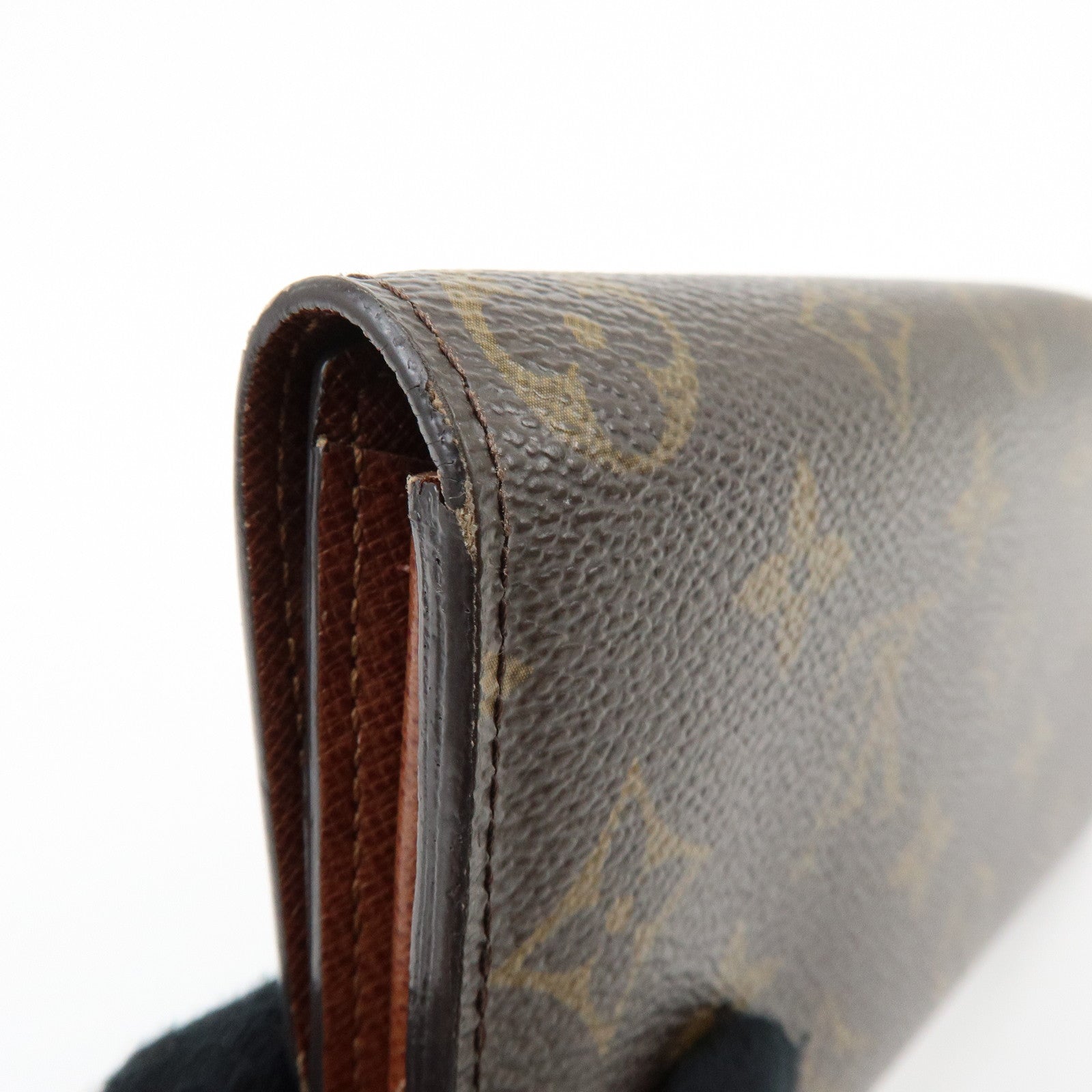 Louis Vuitton Monogram Portefeuille Sarah Long Wallet Brown M61734