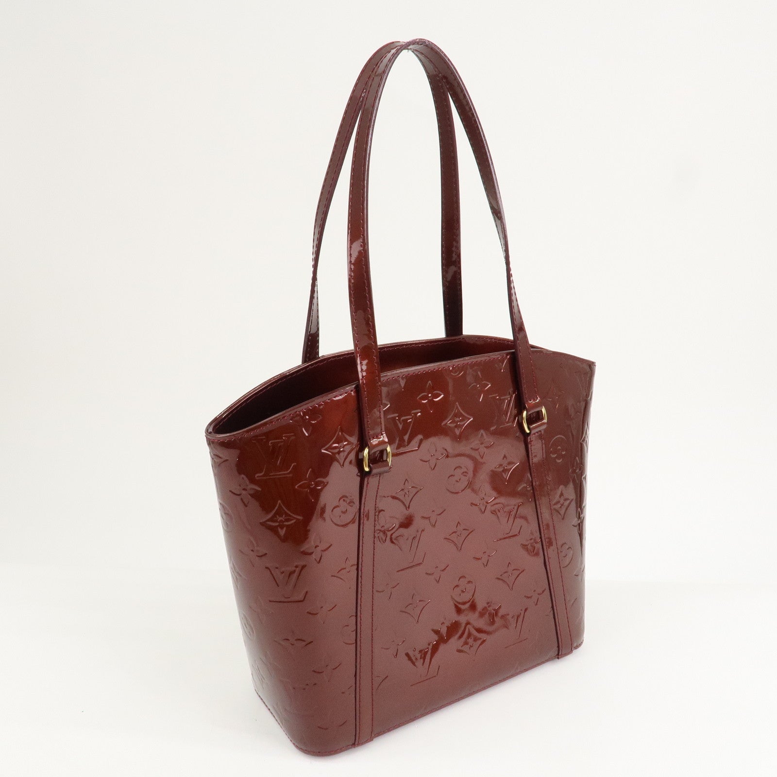 Louis Vuitton Monogram Vernis Avalon MM Tote Bag Amarante M91567