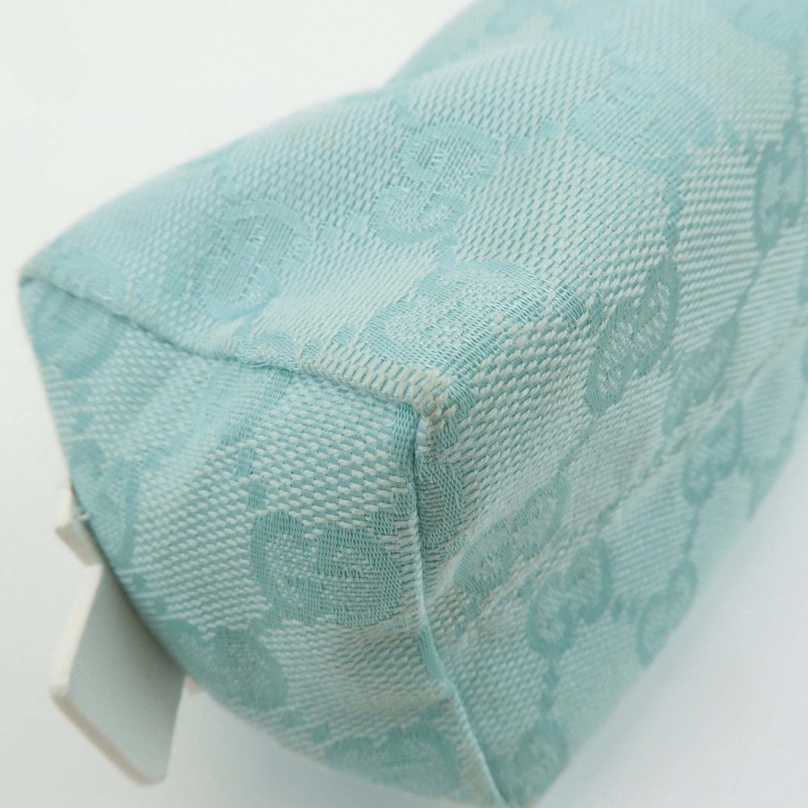 GUCCI Set of 2 GG Canvas Leather Cosmetic pouch 039.1113/29596 Used