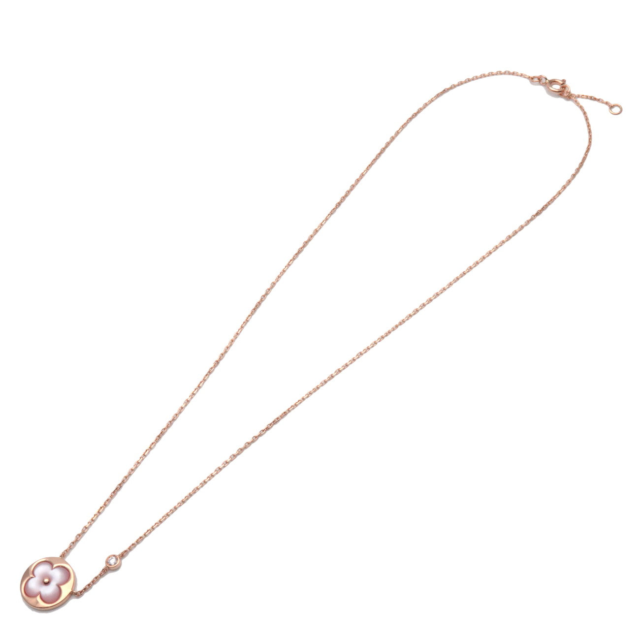 Louis Vuitton Pendant Sun Color Blossom BB 750PG Necklace Q03788