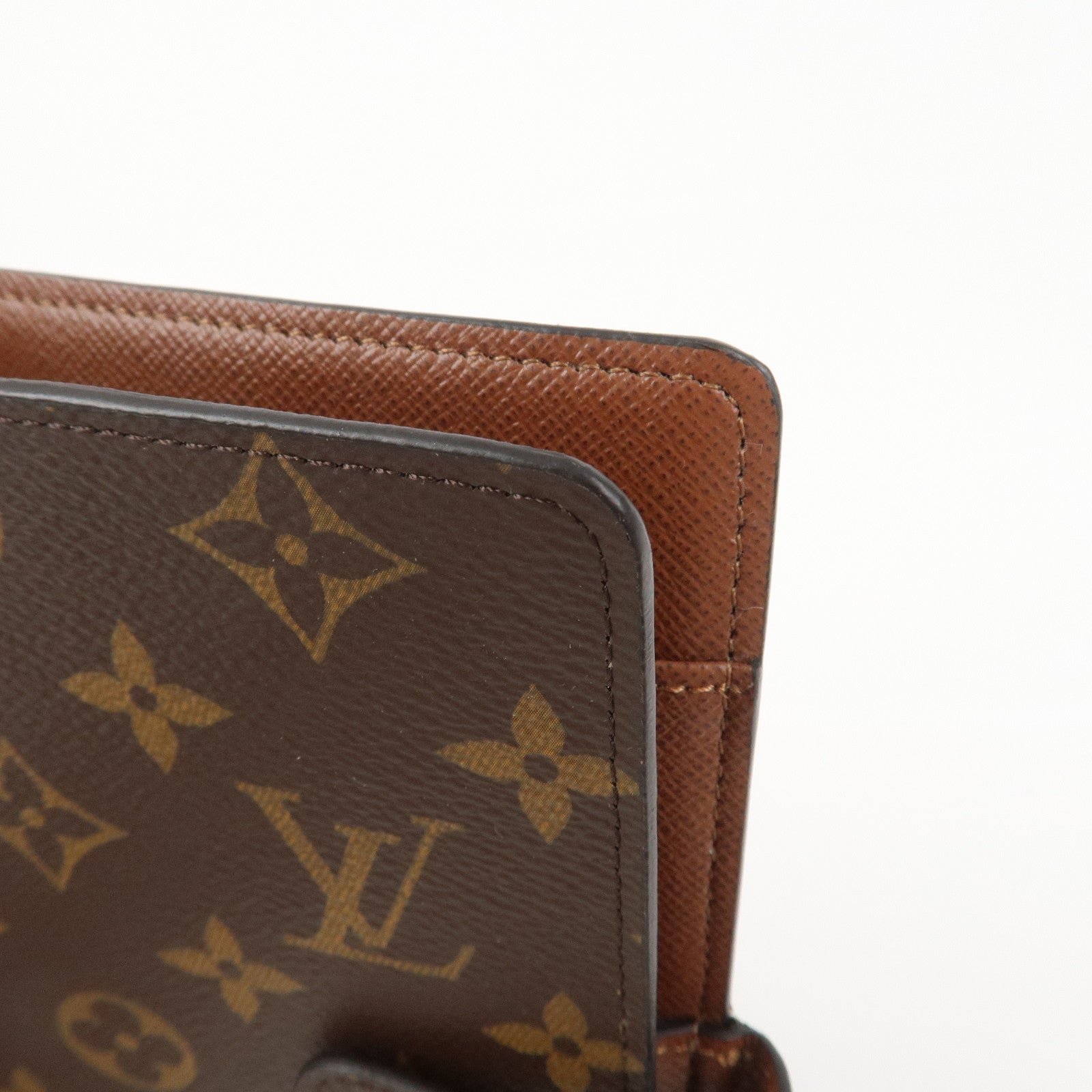 Louis Vuitton Monogram Agenda MM Planner Cover Brown R20105