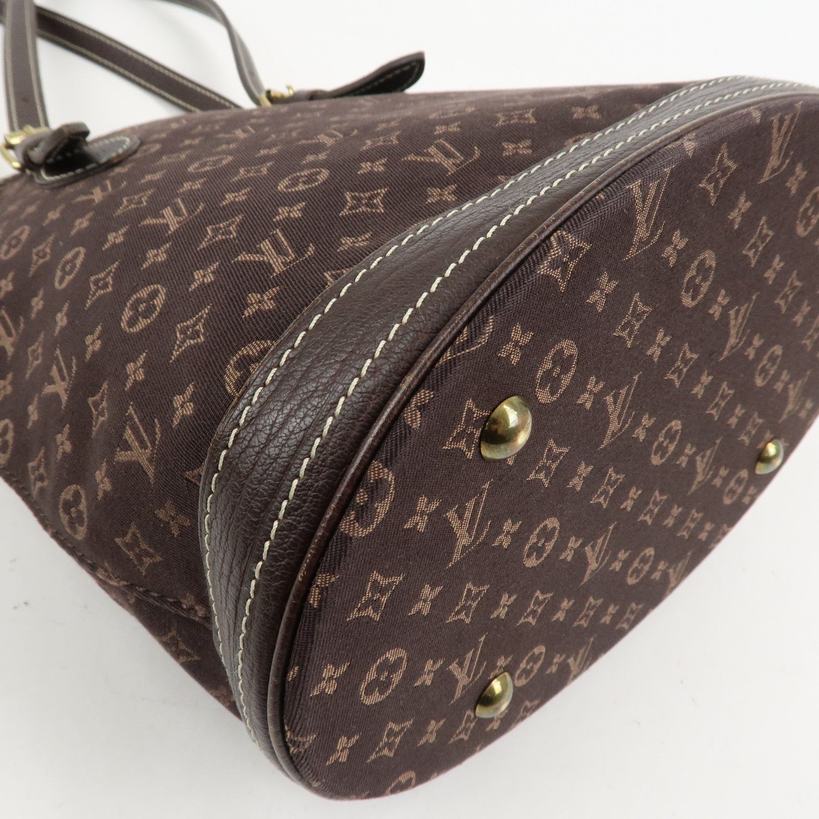 Louis Vuitton Monogram Idylle Mini Lin Bucket PM Hand Bag M95226