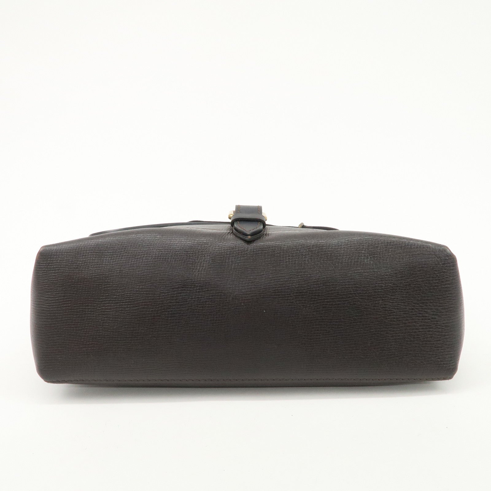 Louis Vuitton Utah Leather Ohama Style Shoulder Bag Cafe M92994 Used