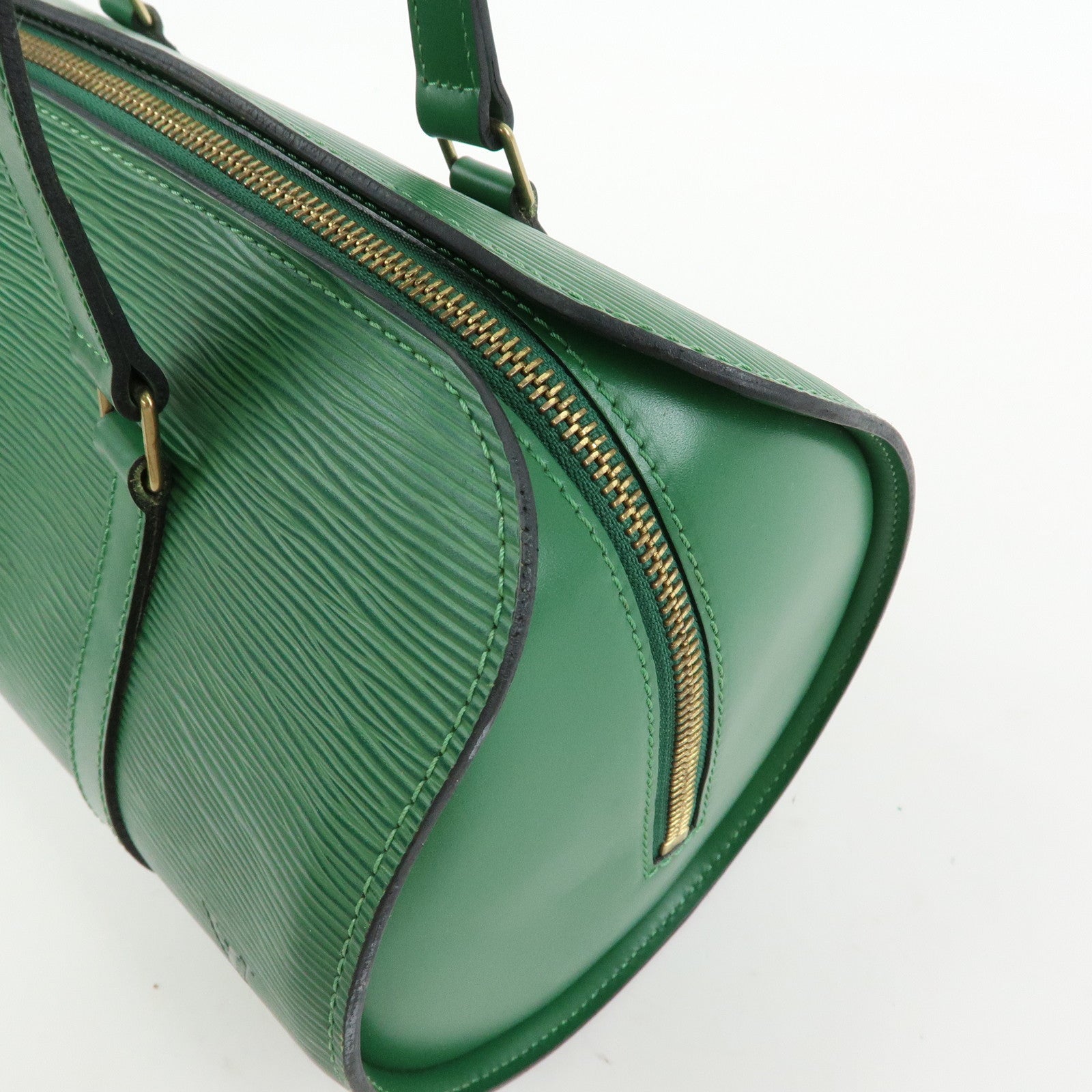 Louis Vuitton Epi Soufflot Hand Bag Borneo Green M52224