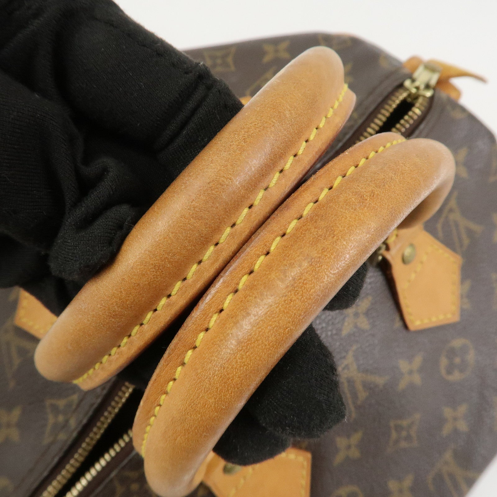 Louis Vuitton Monogram Speedy 25 Boston Bag Hand Bag Brown M41528