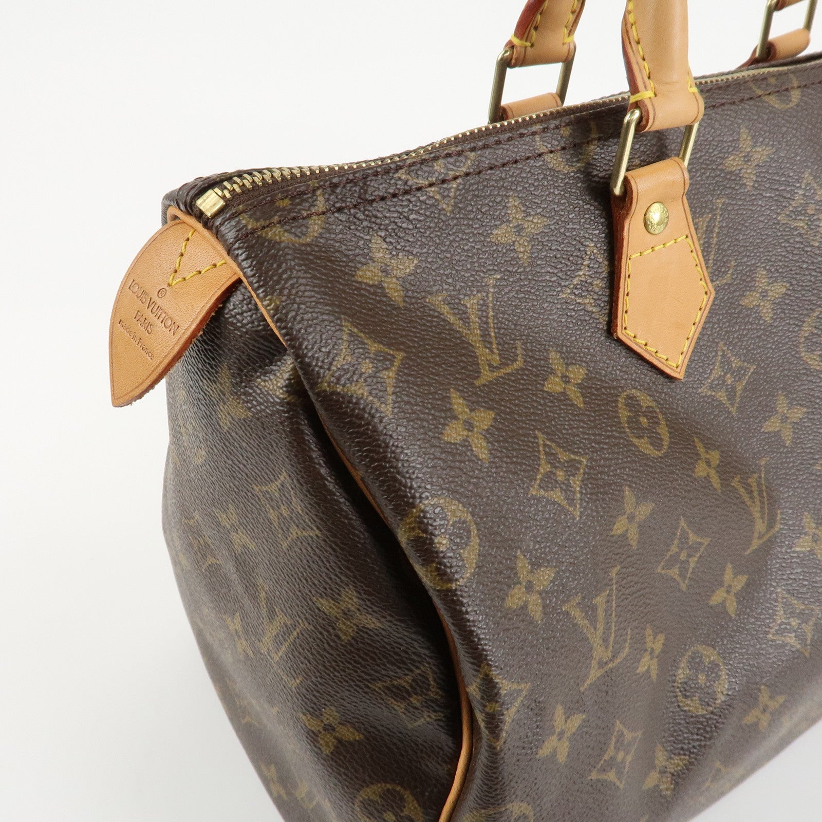 Louis Vuitton Monogram Speedy 35 Hand Bag Boston Bag M41524 Used