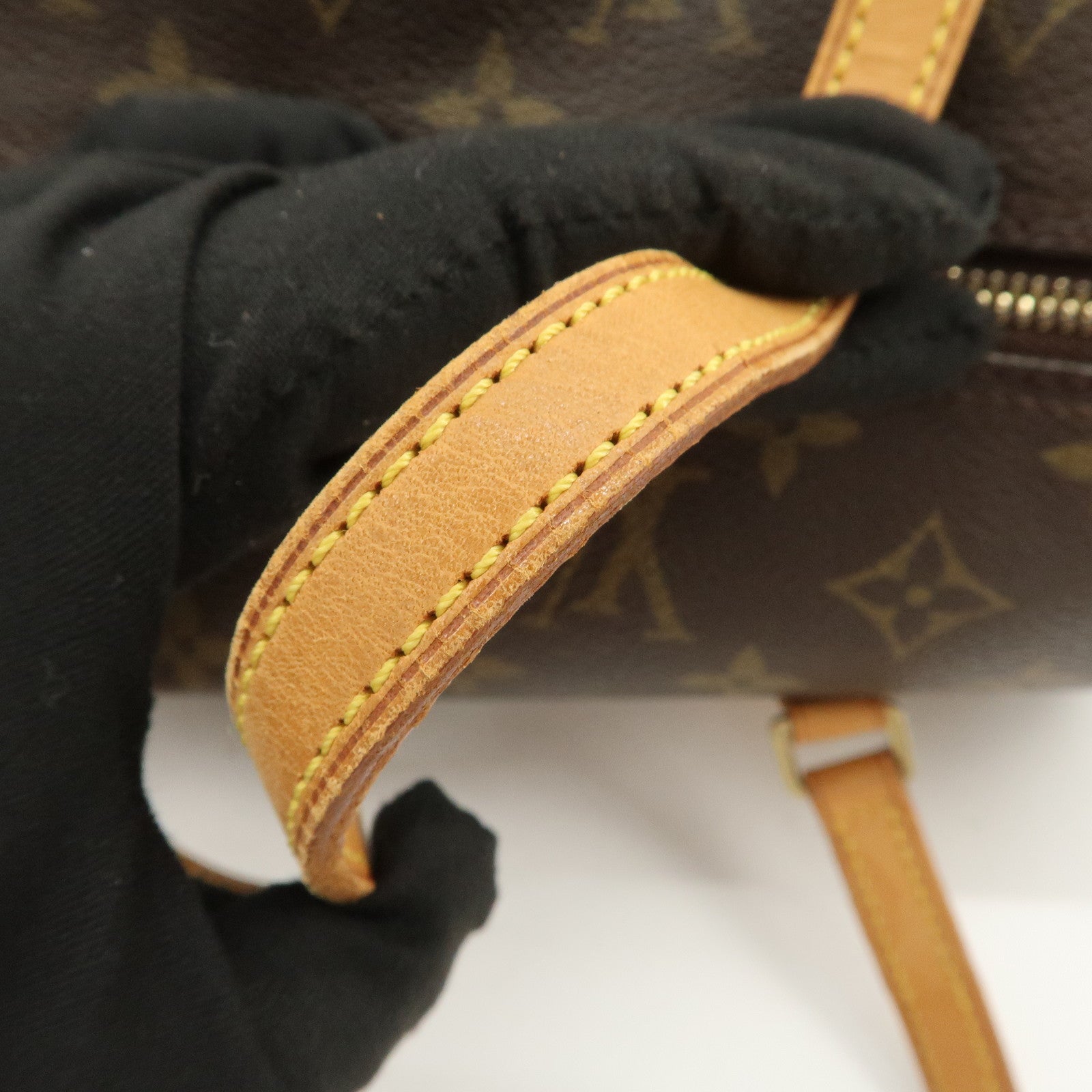 Louis Vuitton Monogram Papillon 30 Hand Bag New Style Brown M51385