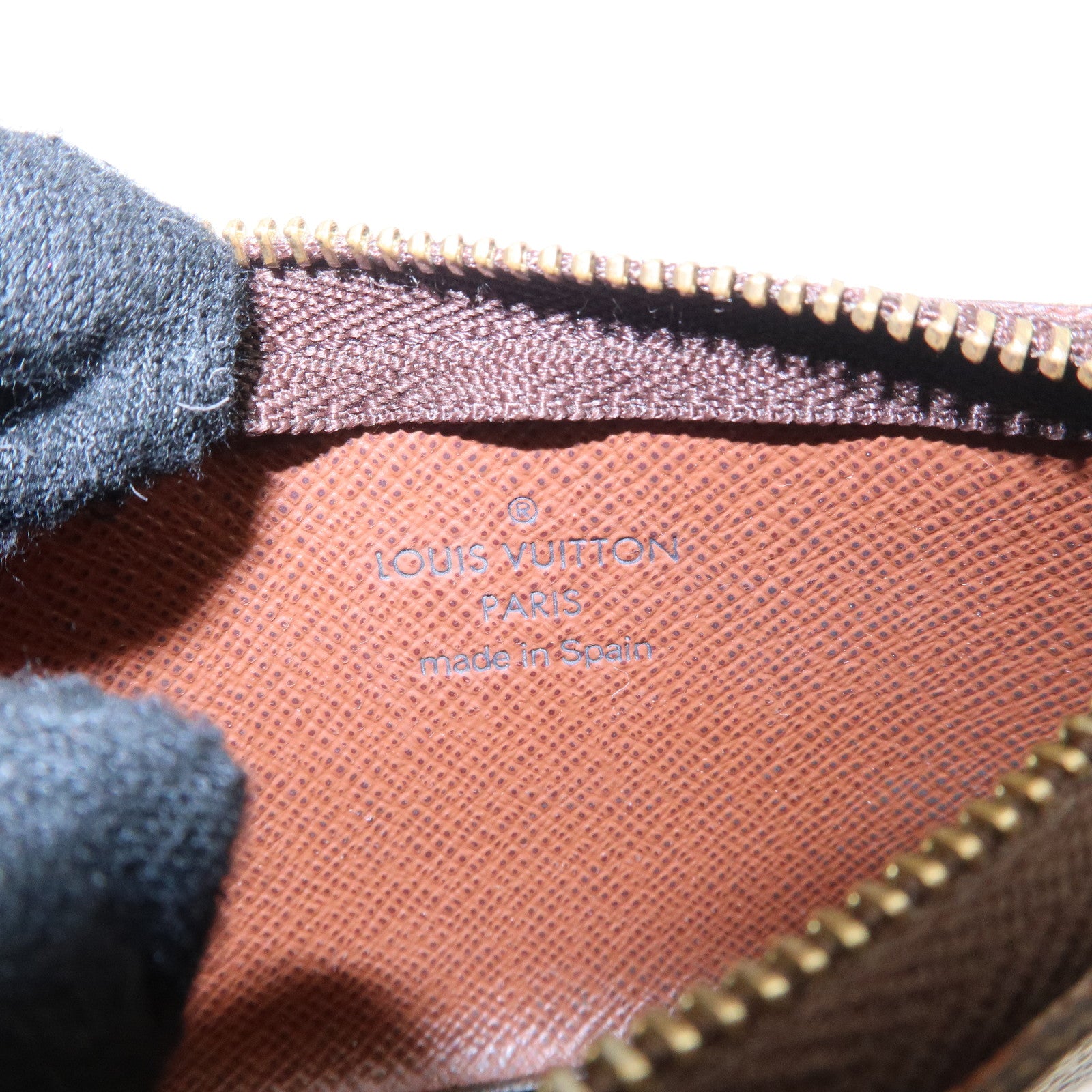 Louis Vuitton Monogram Set of 2 Canvas Coin Case Brown M62650 Used