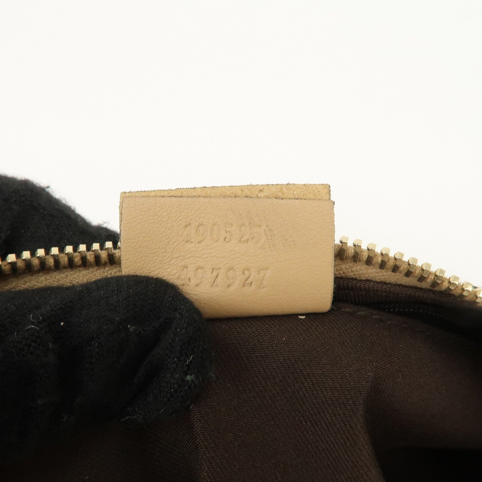 GUCCI Abbey GG Canvas Leather Shoulder Bag Beige 190525 Used