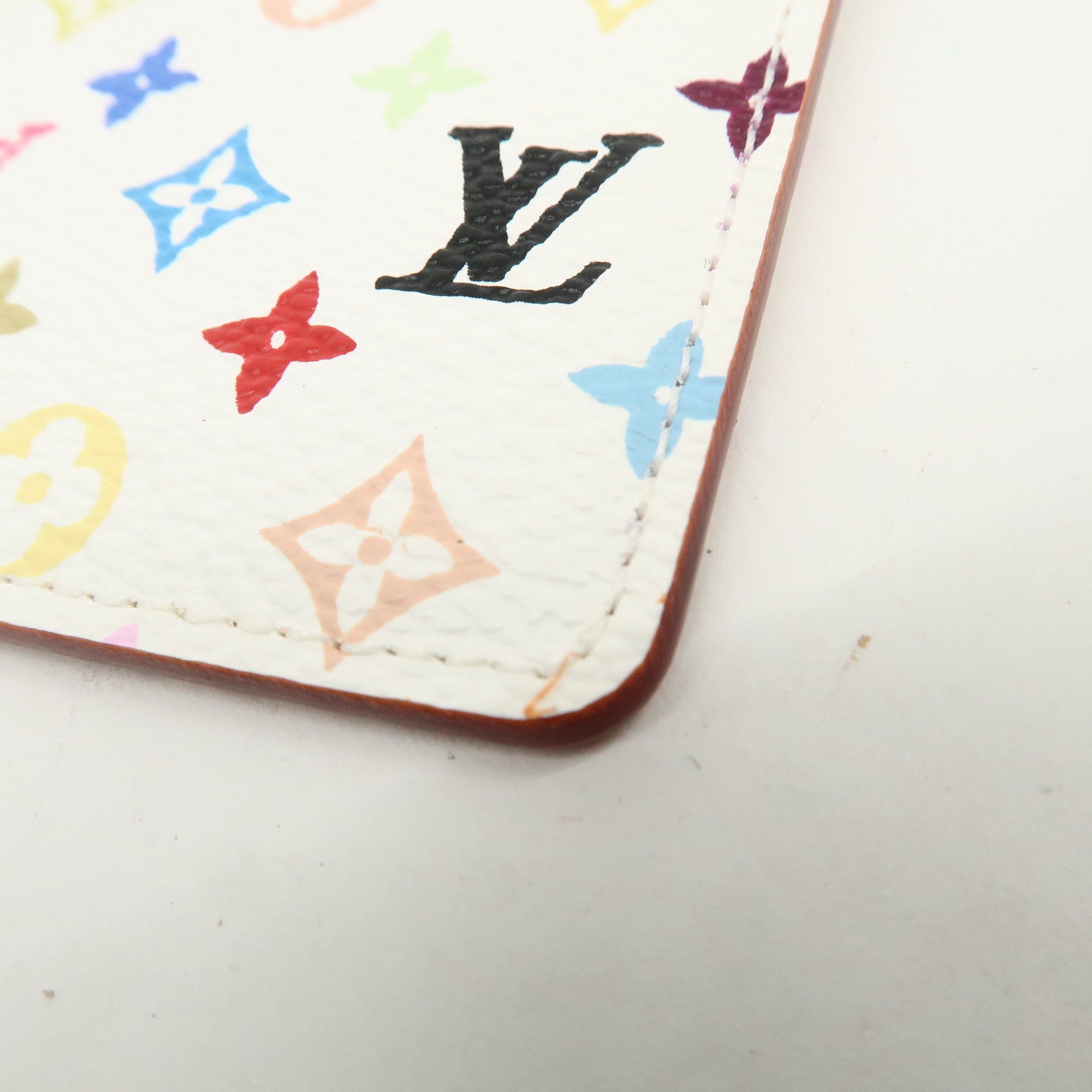 Louis Vuitton Monogram Etui Miroir Multicolor Blanc M92651