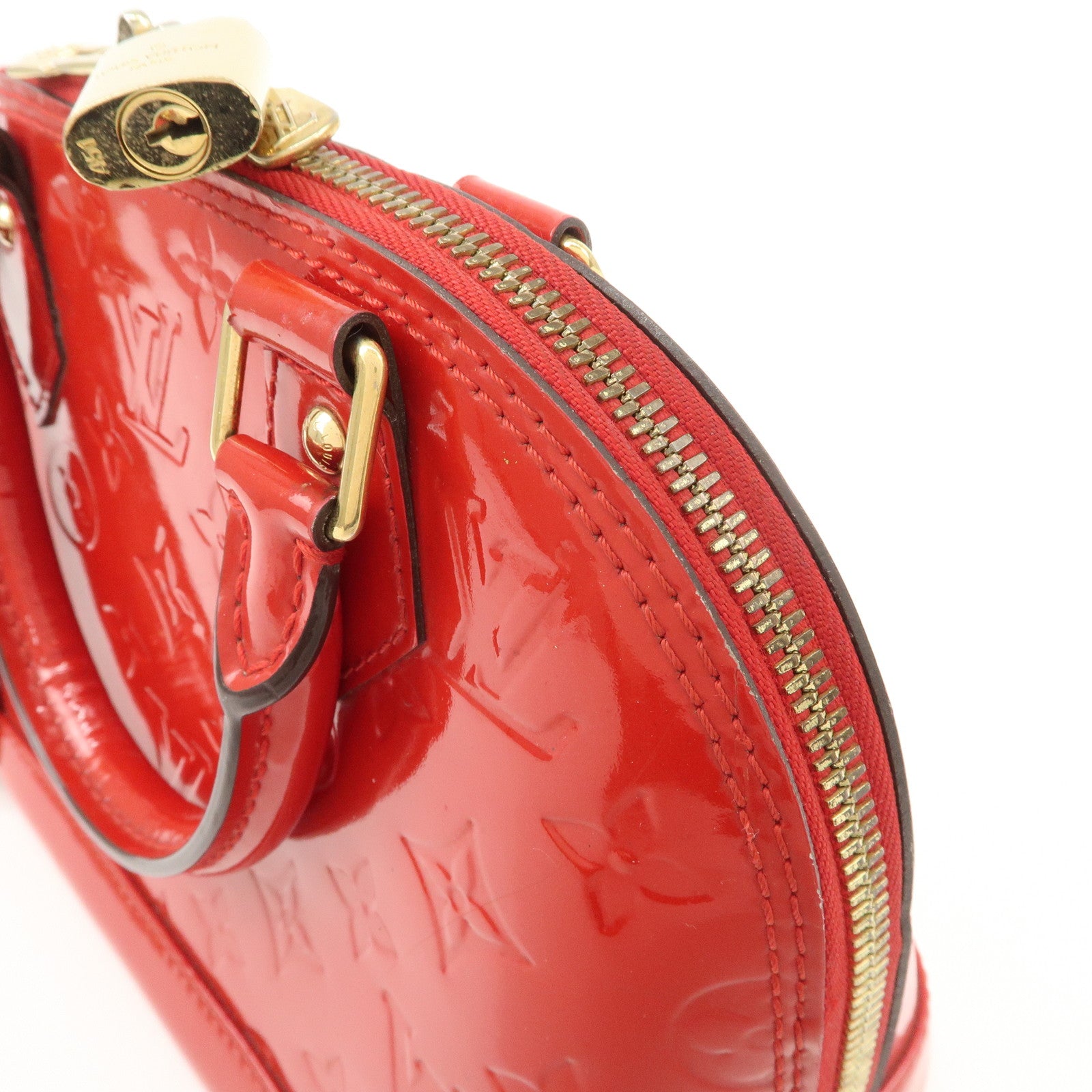 Louis Vuitton Monogram Vernis Alma BB 2Way Shoulder Bag M90174 Used