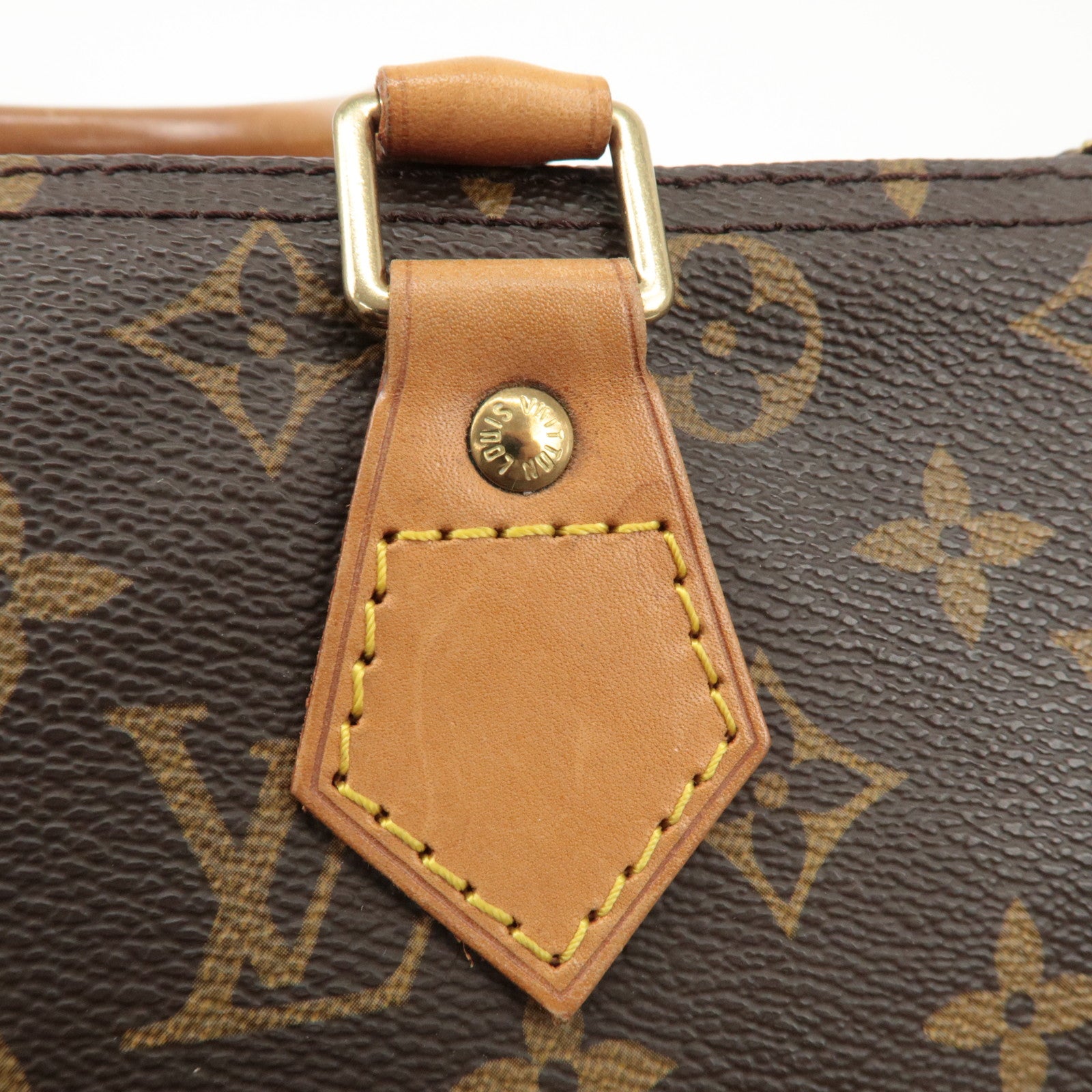 Louis Vuitton Monogram Speedy 30 Hand Bag Boston Bag M41526 Used