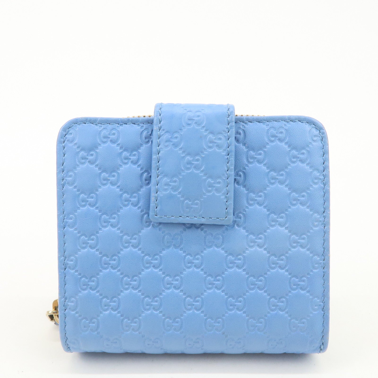 GUCCI Micro Guccissima Signature Bi-Fold Compact Wallet 449395