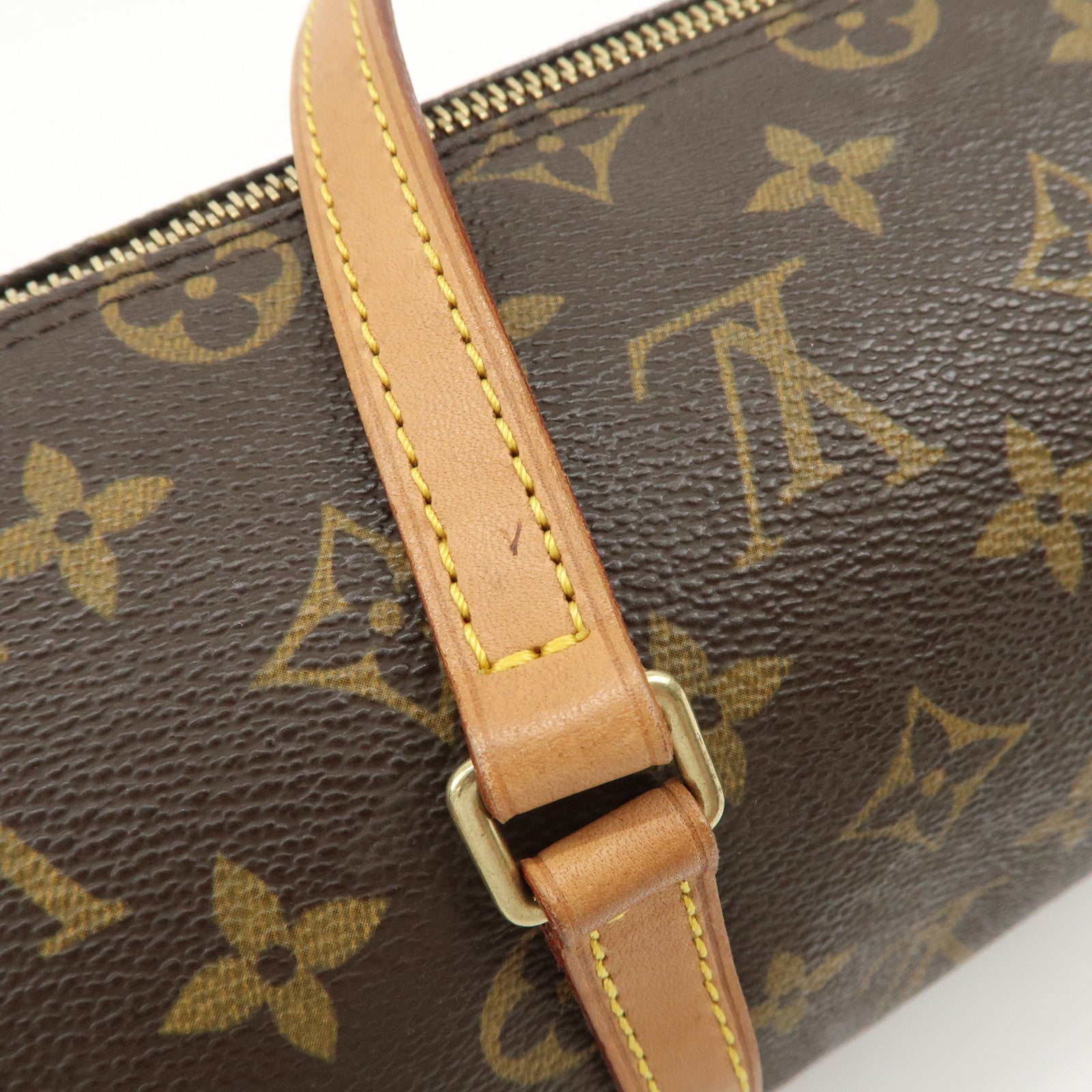 Louis Vuitton Monogram Papillon 26 Hand Bag Brown M51386