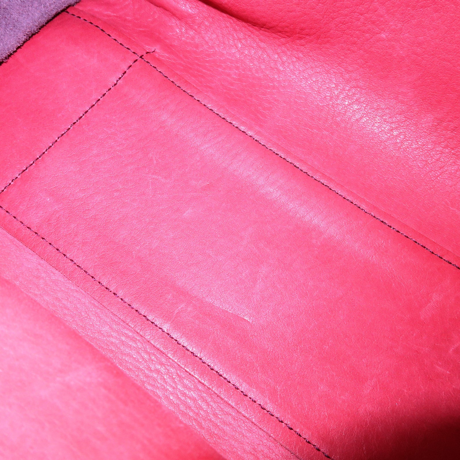 LOEWE Anagram Amazona 28 Suede Leather Hand Bag Red Bordeaux